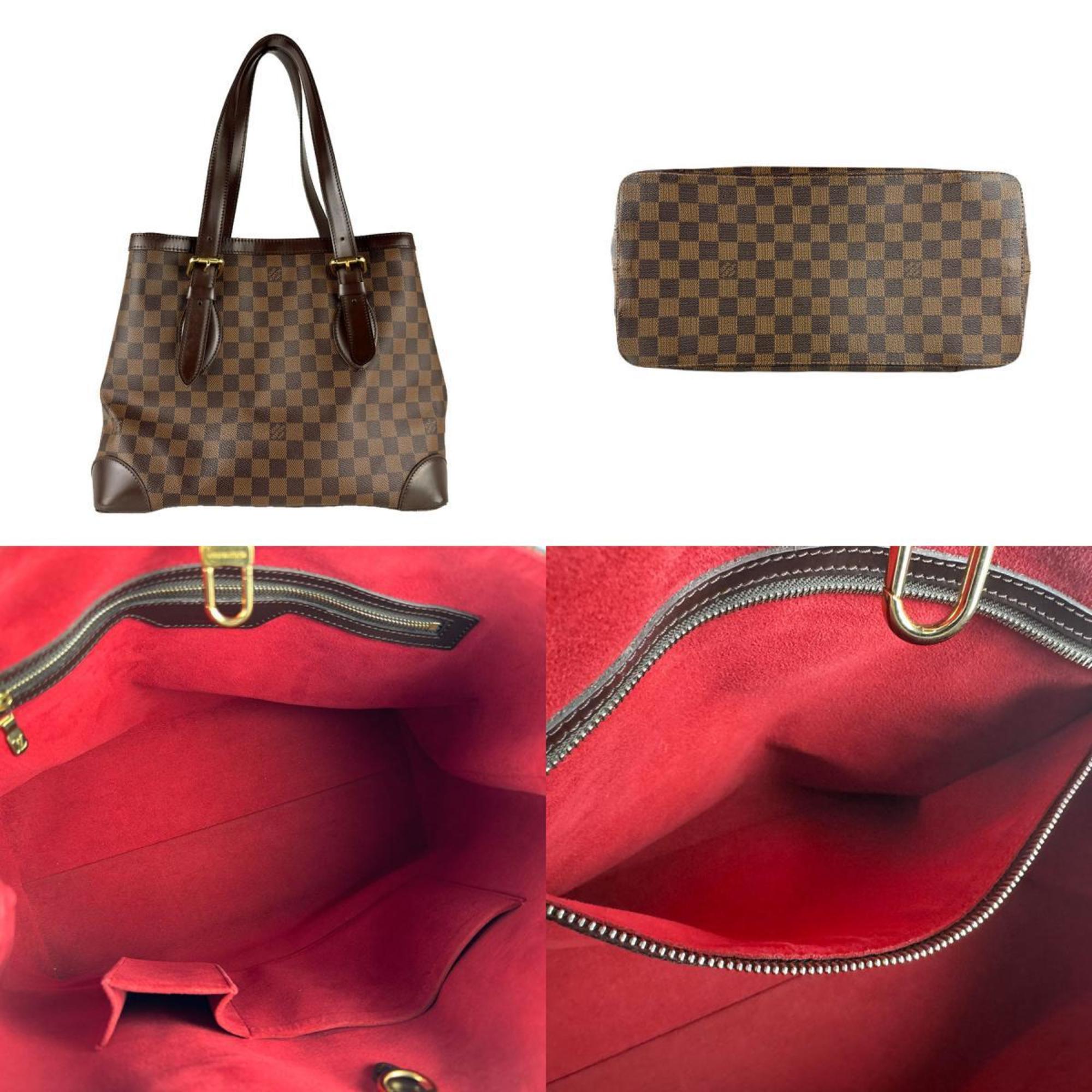 Louis Vuitton Damier Canvas Ebene Damier Canvas Shoulder Bag (Pre-Owned)