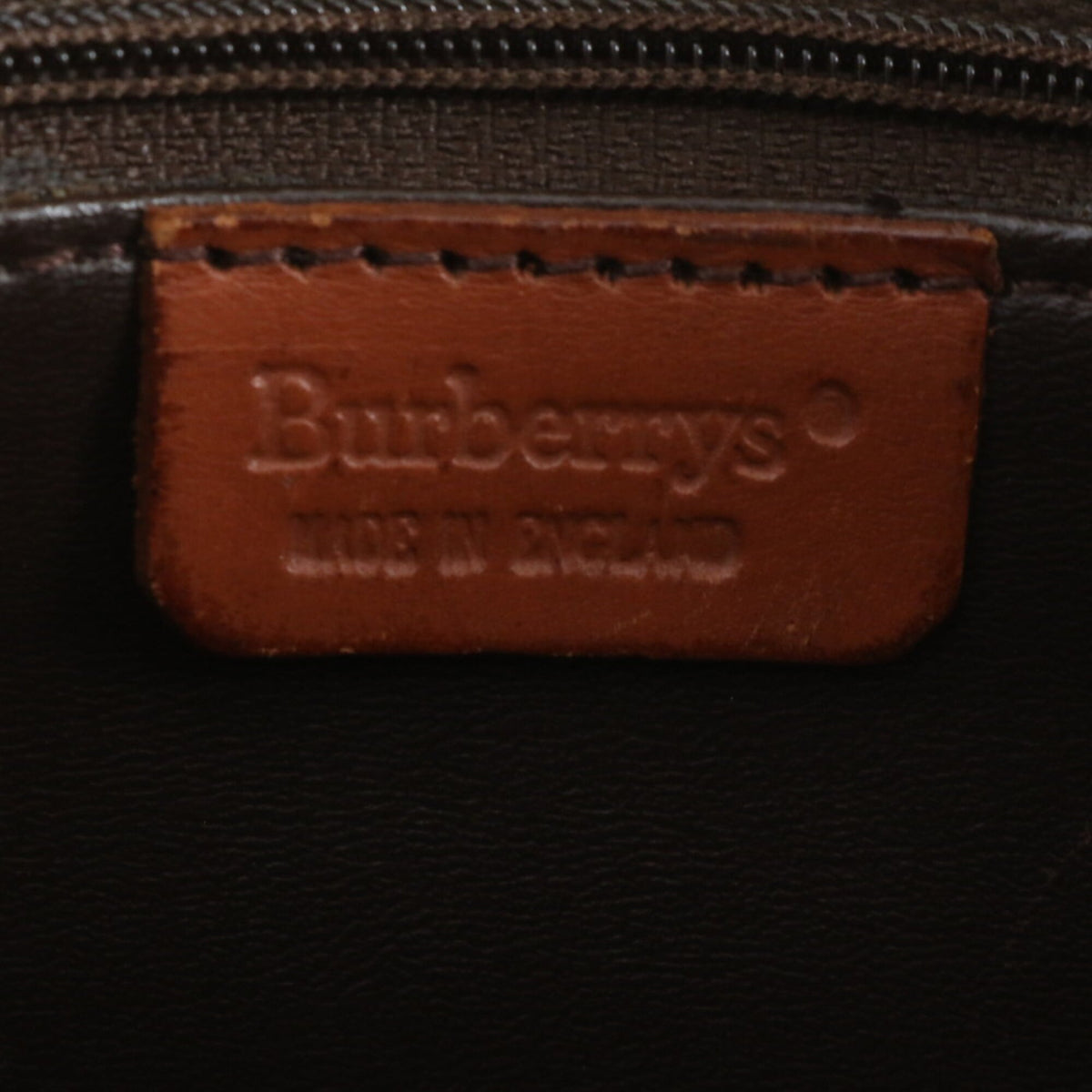 Burberry Beige Leather Coated Canvas Crossbody Bag Shoulder Bag (Pre-Owned)