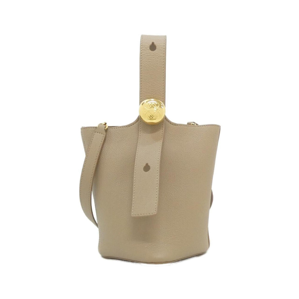 Loewe Sand Leather Handbag (Pre-Owned)