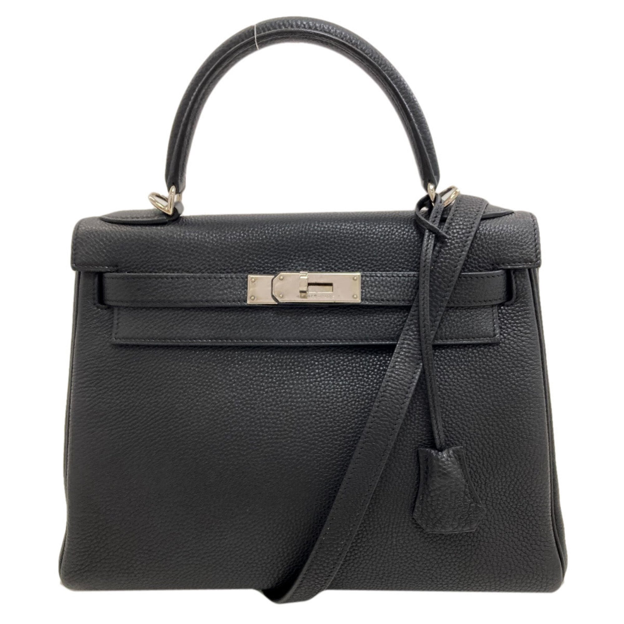 Hermes Kelly Black Handbag (Pre-Owned)