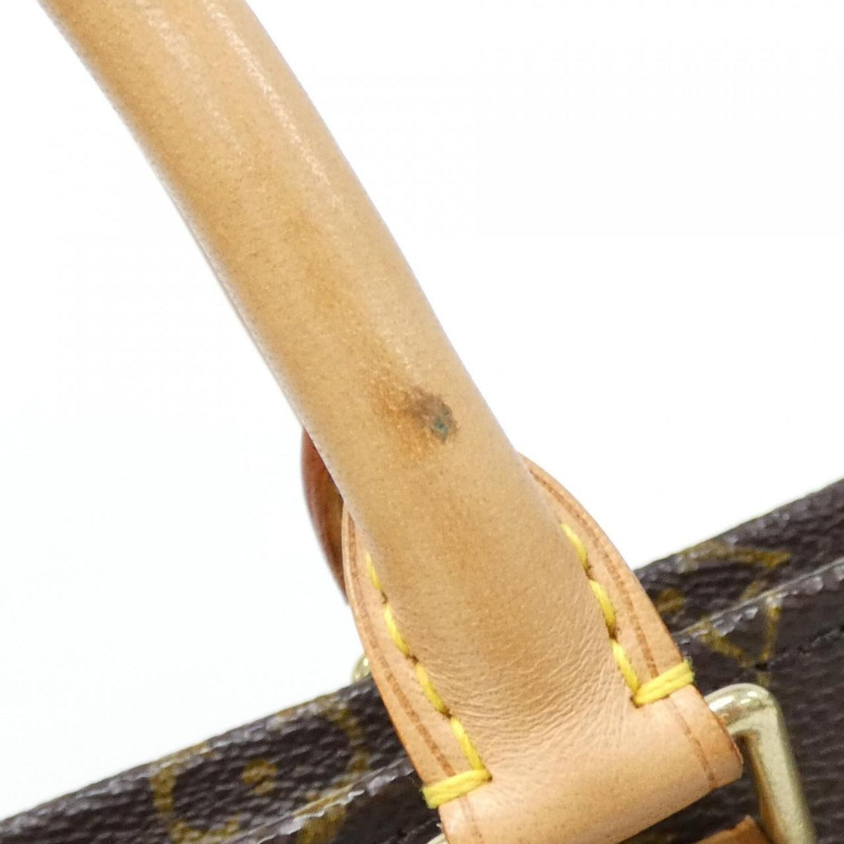 Louis Vuitton Brown Coated Canvas Handbag (Pre-Owned)