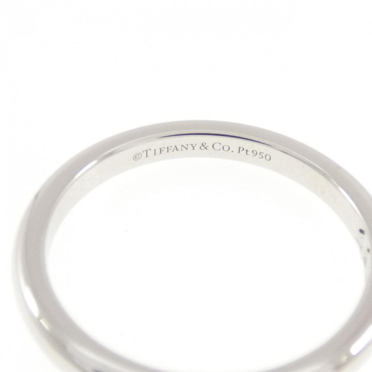 Tiffany Platinum 950 Band Ring (Pre-Owned)