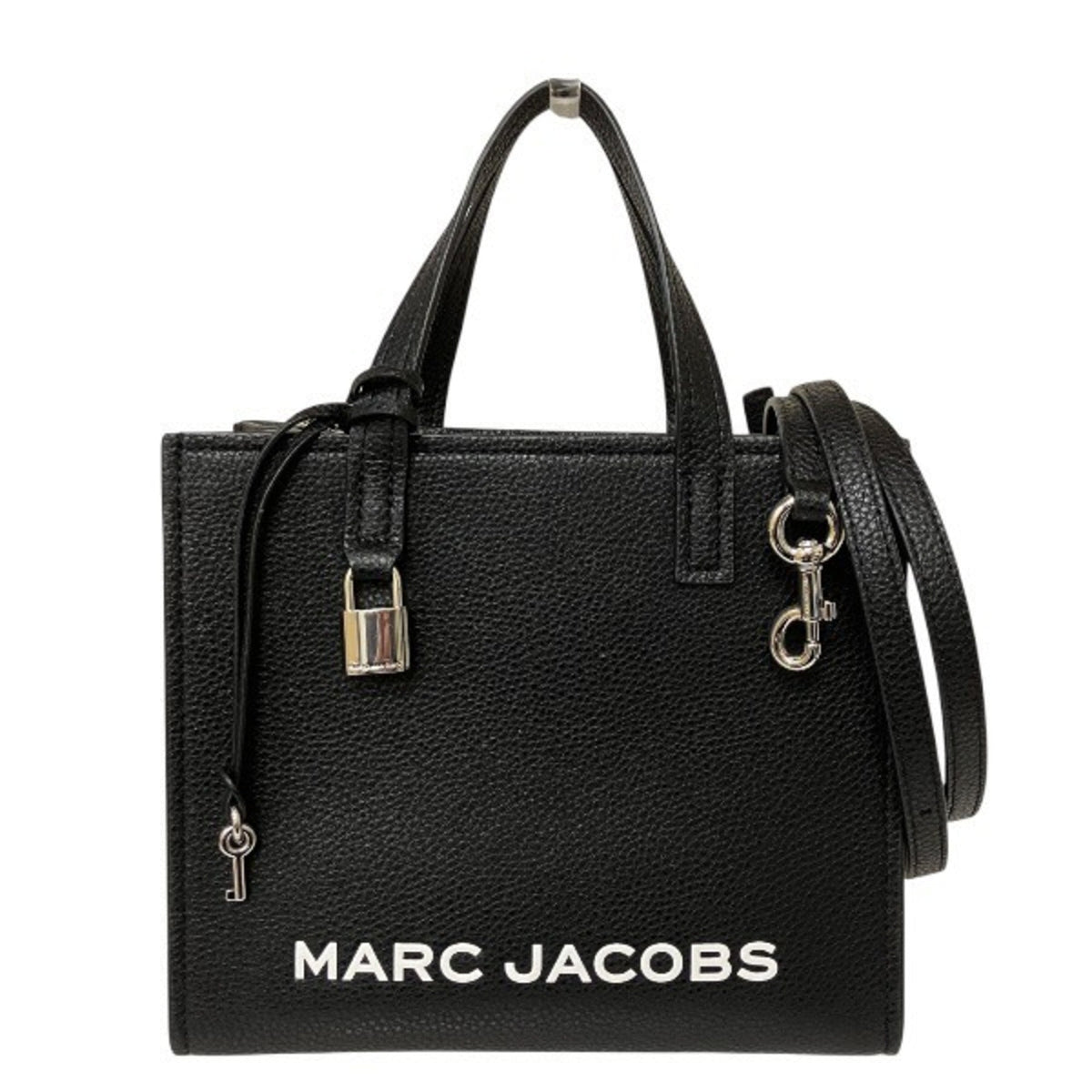 Marc Jacobs Black Leather Handbag Shoulder Bag (Pre-Owned)