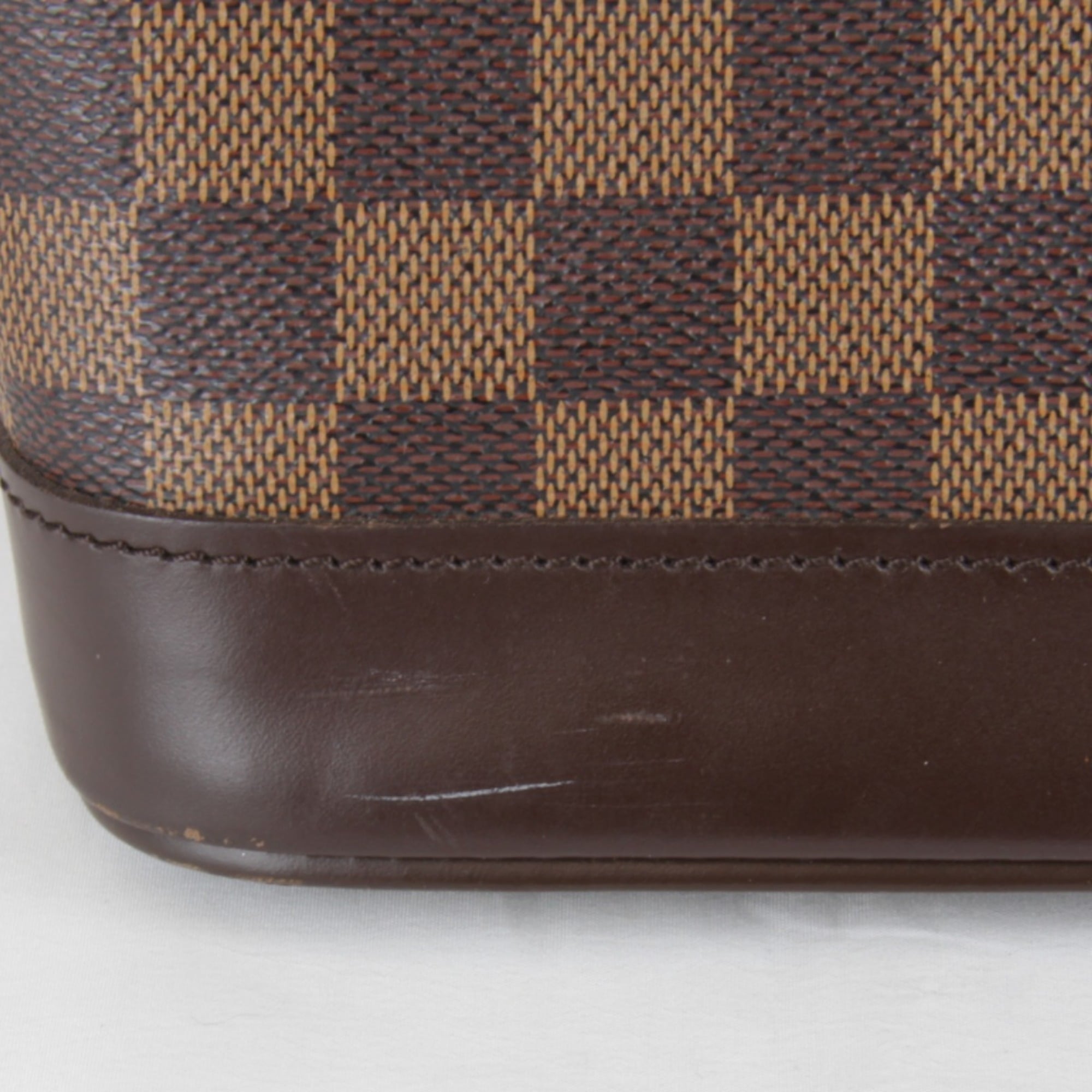 Louis Vuitton Brown Damier Canvas Handbag (Pre-Owned)