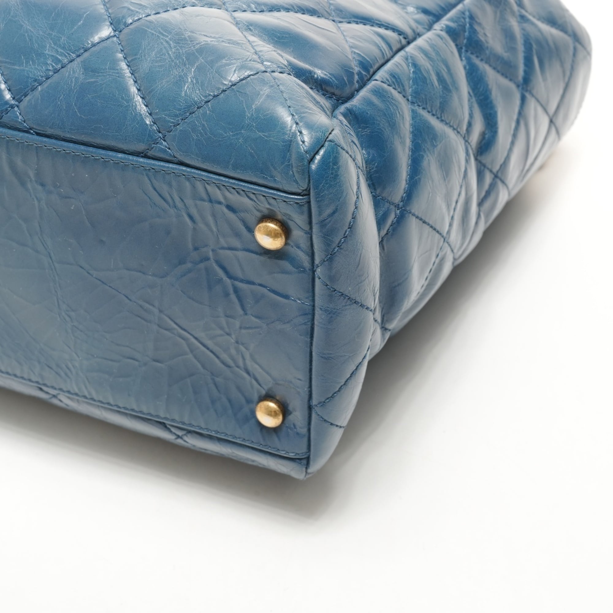 Chanel Blue Handbag (Pre-Owned)