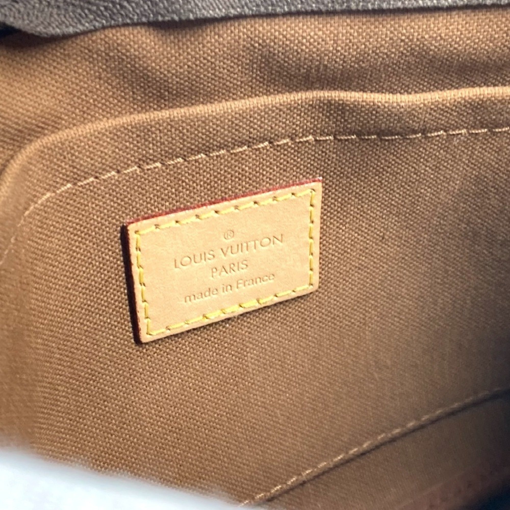 Louis Vuitton Brown Khaki Monogram Pochette Shoulder Bag (Pre-Owned)
