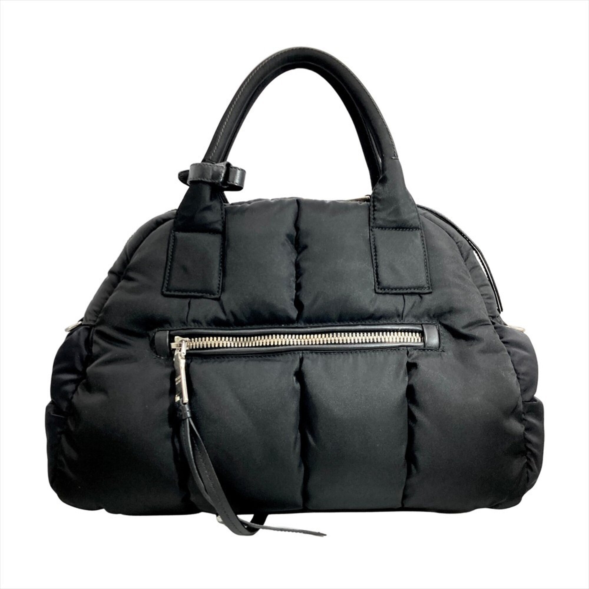 Prada Black Nylon Handbag Shoulder Bag (Pre-Owned)