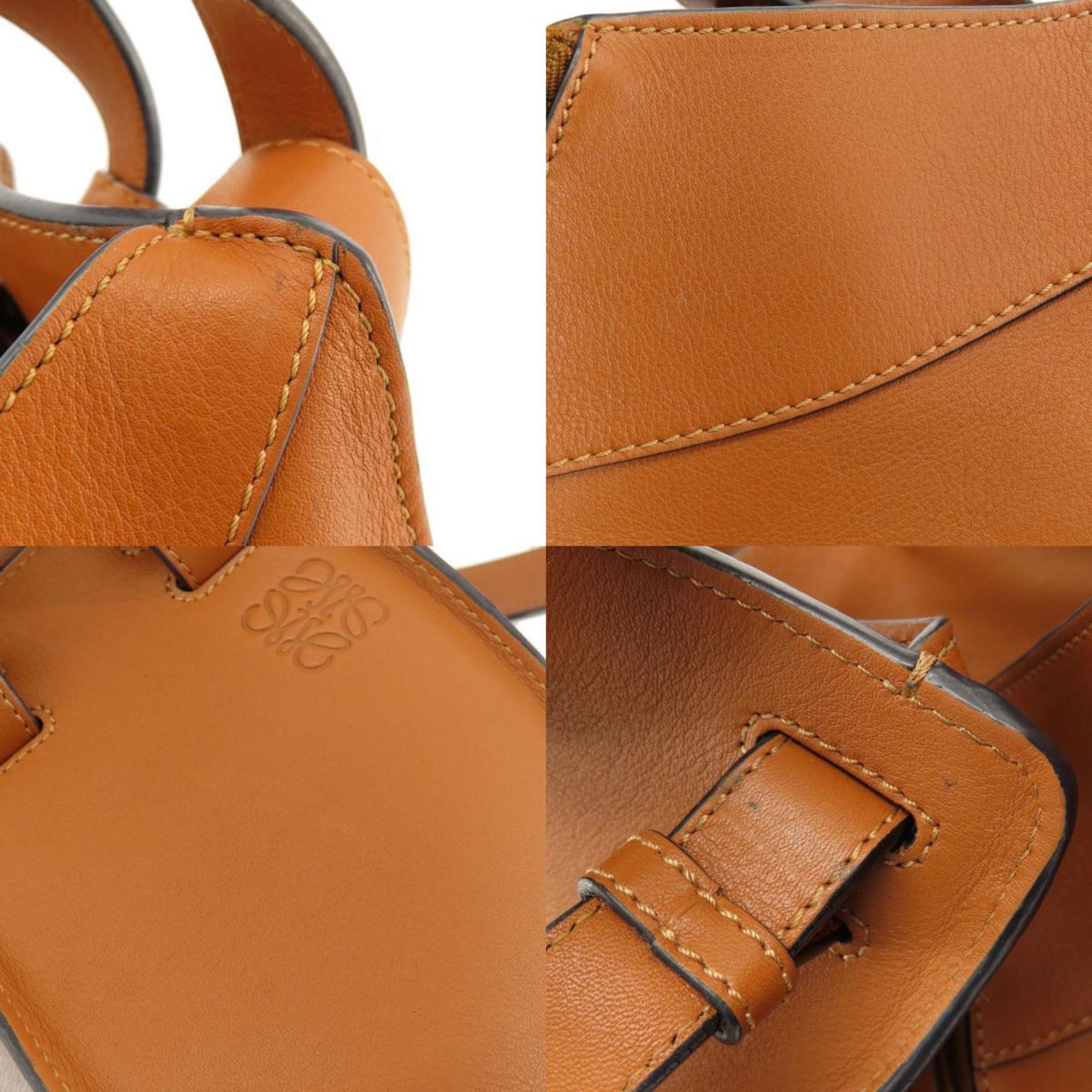 Loewe Hammock Brown Leather Handbag (Pre-Owned)