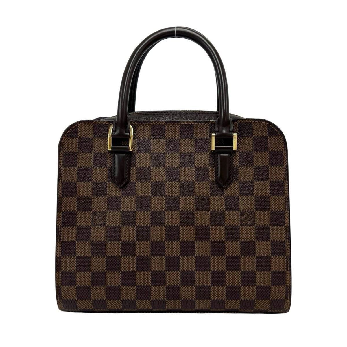 Louis Vuitton Brown Leather Pvc Boston Bag Handbag (Pre-Owned)
