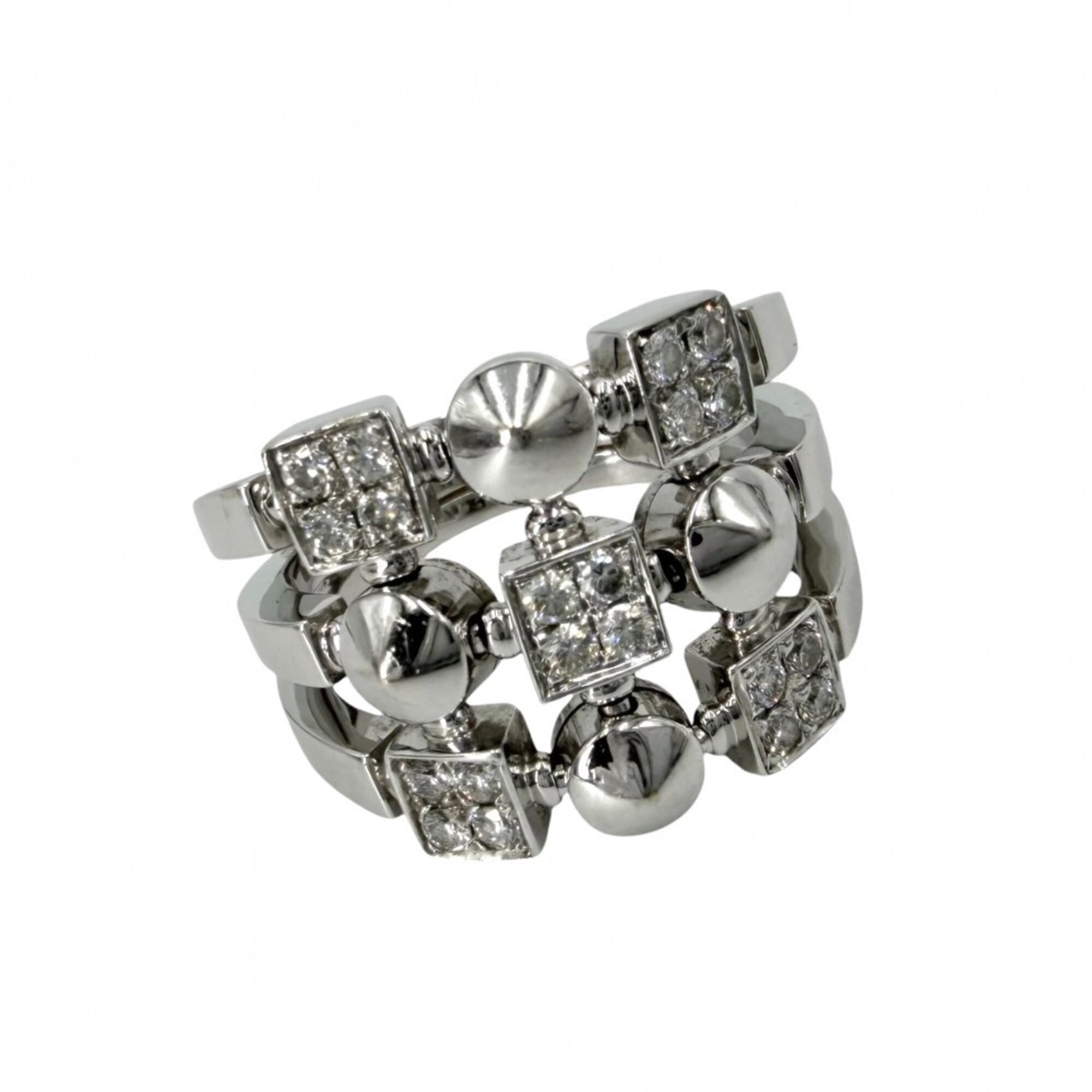 Bvlgari White Gold (18K) Band Ring (Pre-Owned)