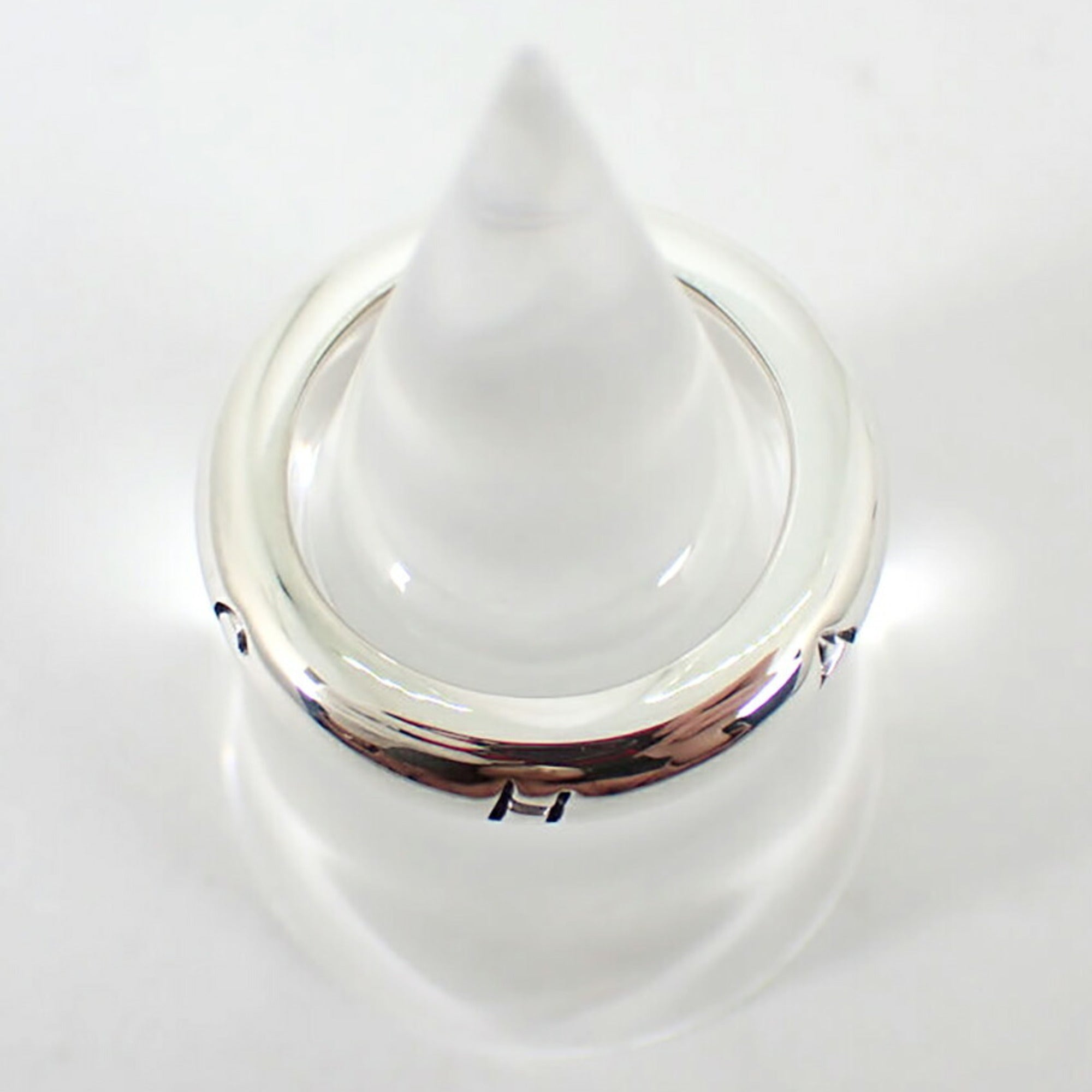 Chanel Sterling Silver 925 Band Ring (Pre-Owned)