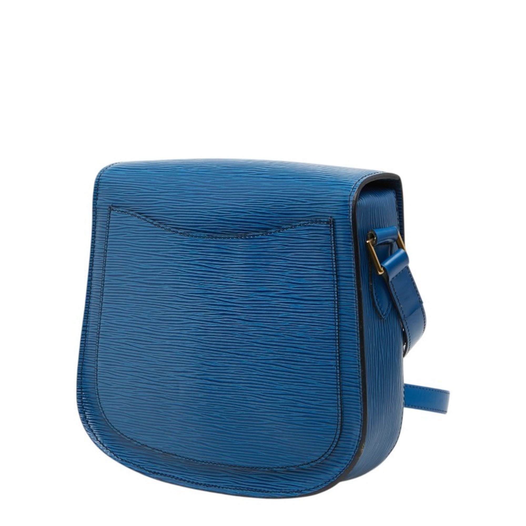 Louis Vuitton Epi Toledo Blue Leather Shoulder Bag (Pre-Owned)