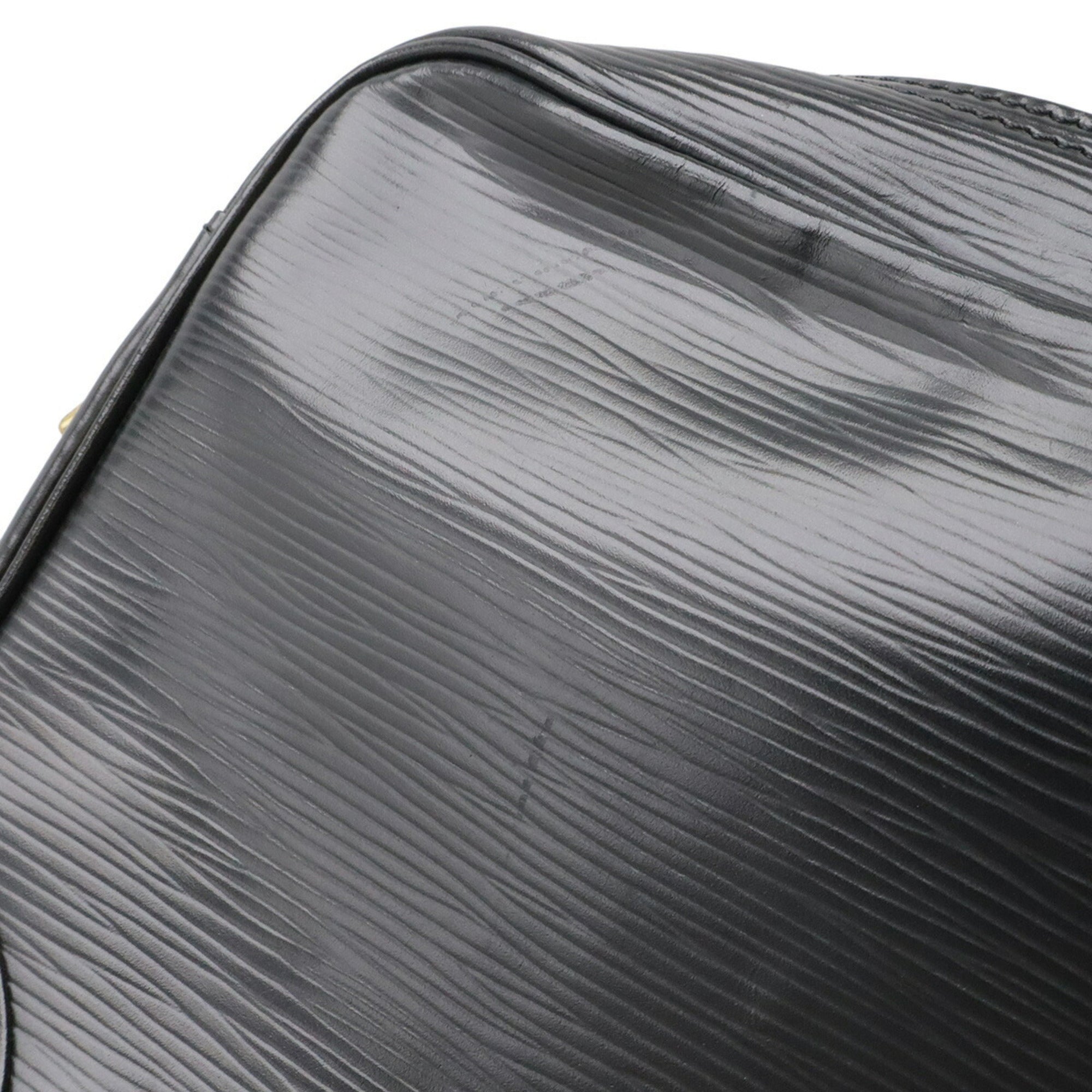 Louis Vuitton Black Noir Epi Leather Shoulder Bag (Pre-Owned)