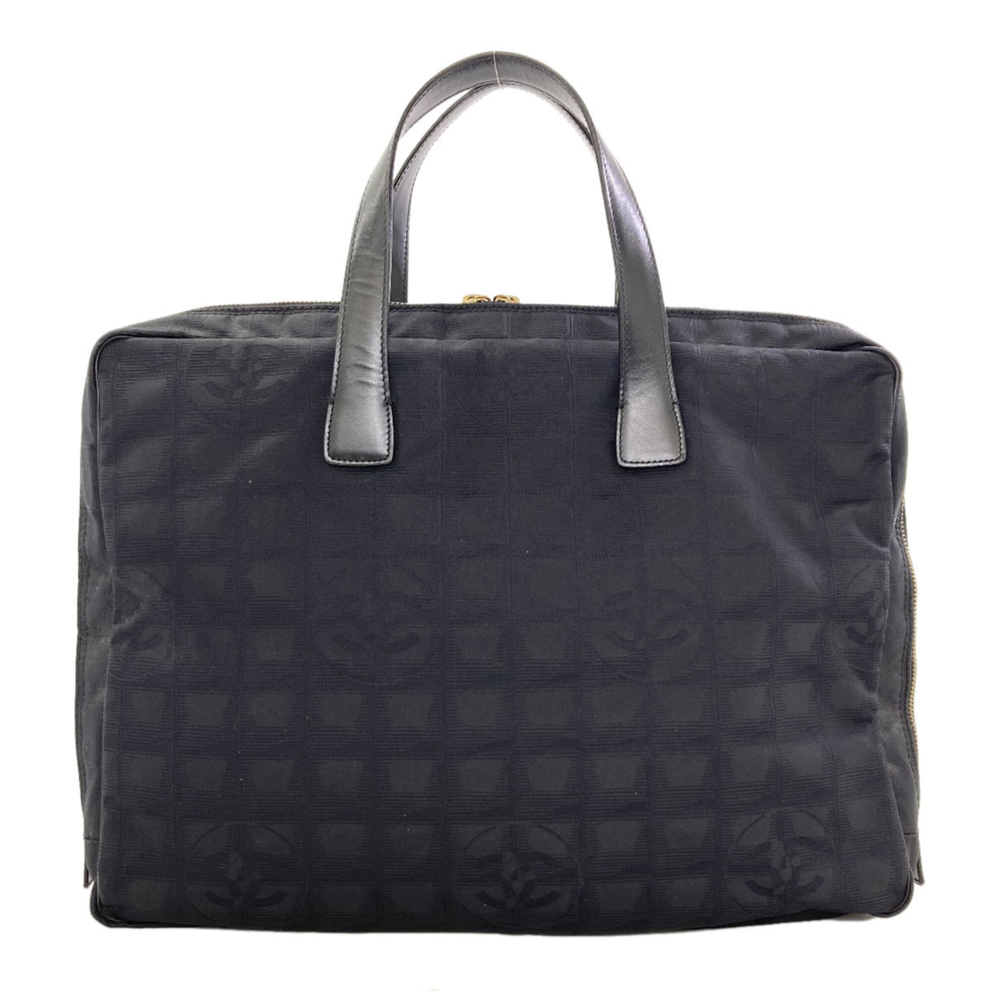 Chanel Black Nylon Tote Bag (Pre-Owned)