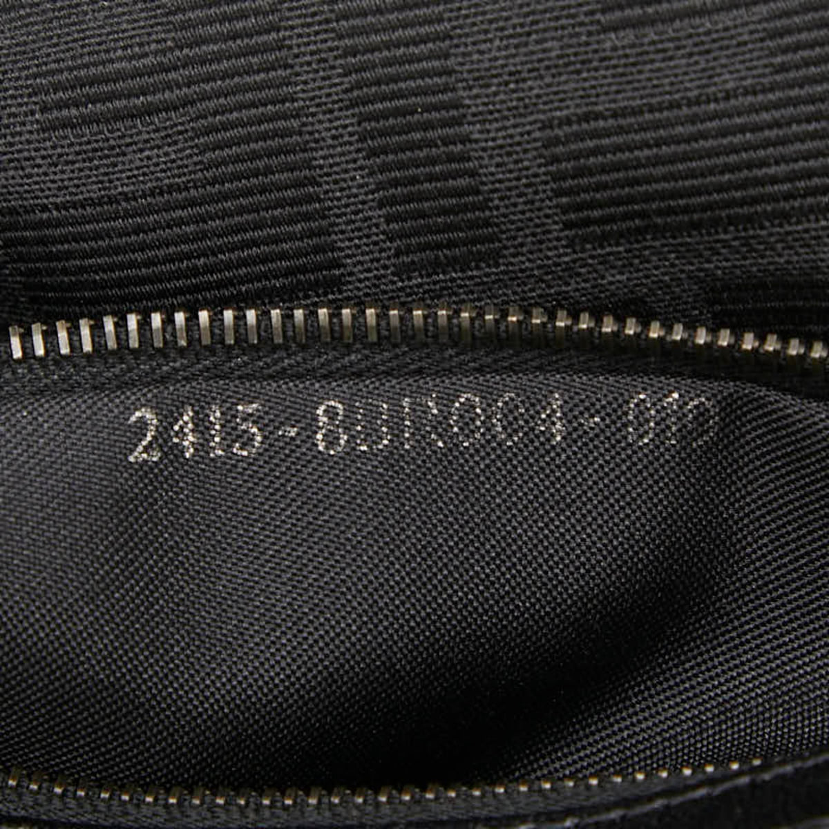 Fendi Black Canvas Leather Handbag (Pre-Owned)