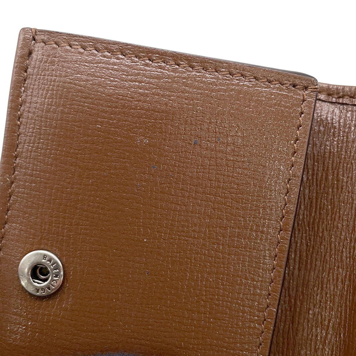 Gucci Beige Brown Canvas Leather Wallet (Tri-Fold) (Pre-Owned)