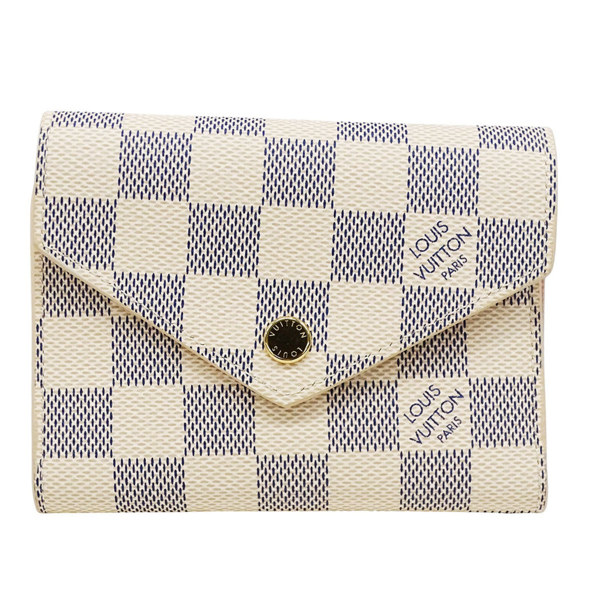 Louis Vuitton Ivory Damier Azur Wallet (Tri-Fold) (Pre-Owned)