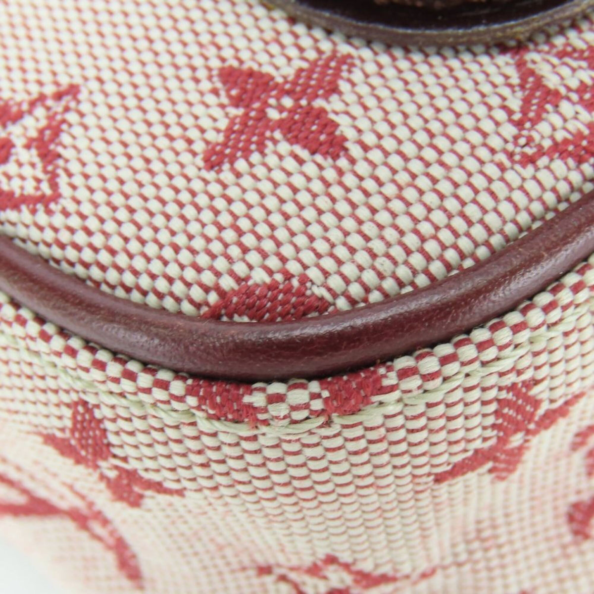 Louis Vuitton Bordeaux Cherry Red Color Monogram Mini Pochette Shoulder Bag (Pre-Owned)