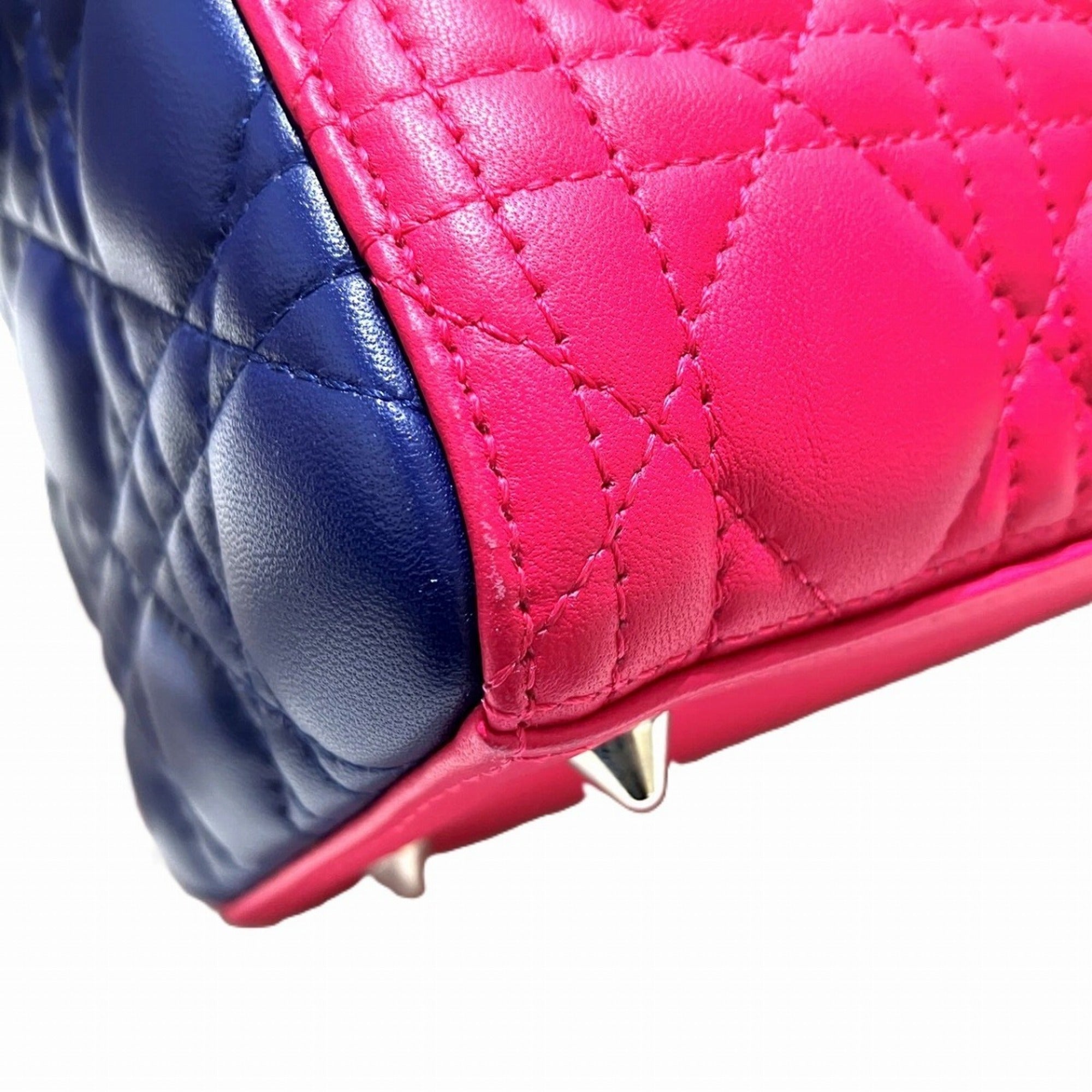 Christian Dior Red Color Leather Handbag (Pre-Owned)