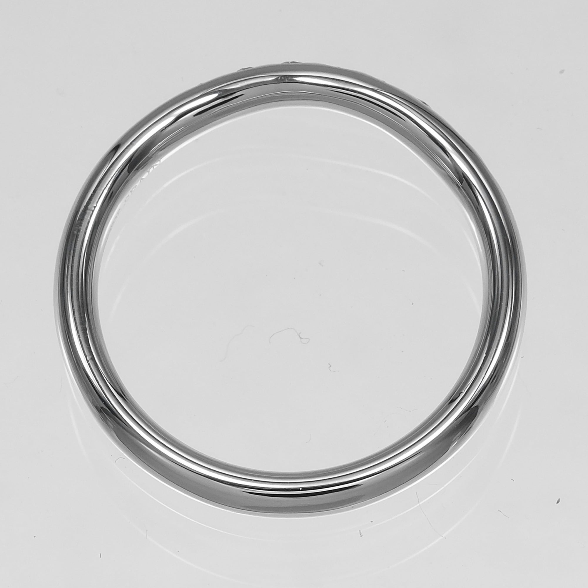 Tiffany Platinum Platinum 950 Band Ring (Pre-Owned)