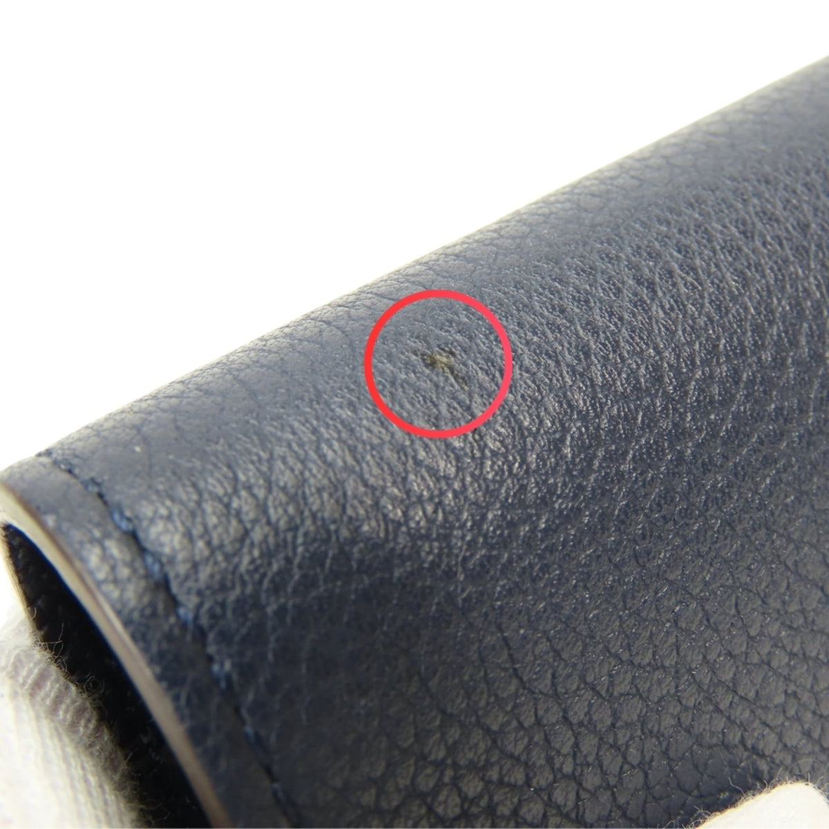 Louis Vuitton Brown Monogram Navy Blue Monogram Leather Long Wallet (Bi-Fold) (Pre-Owned)