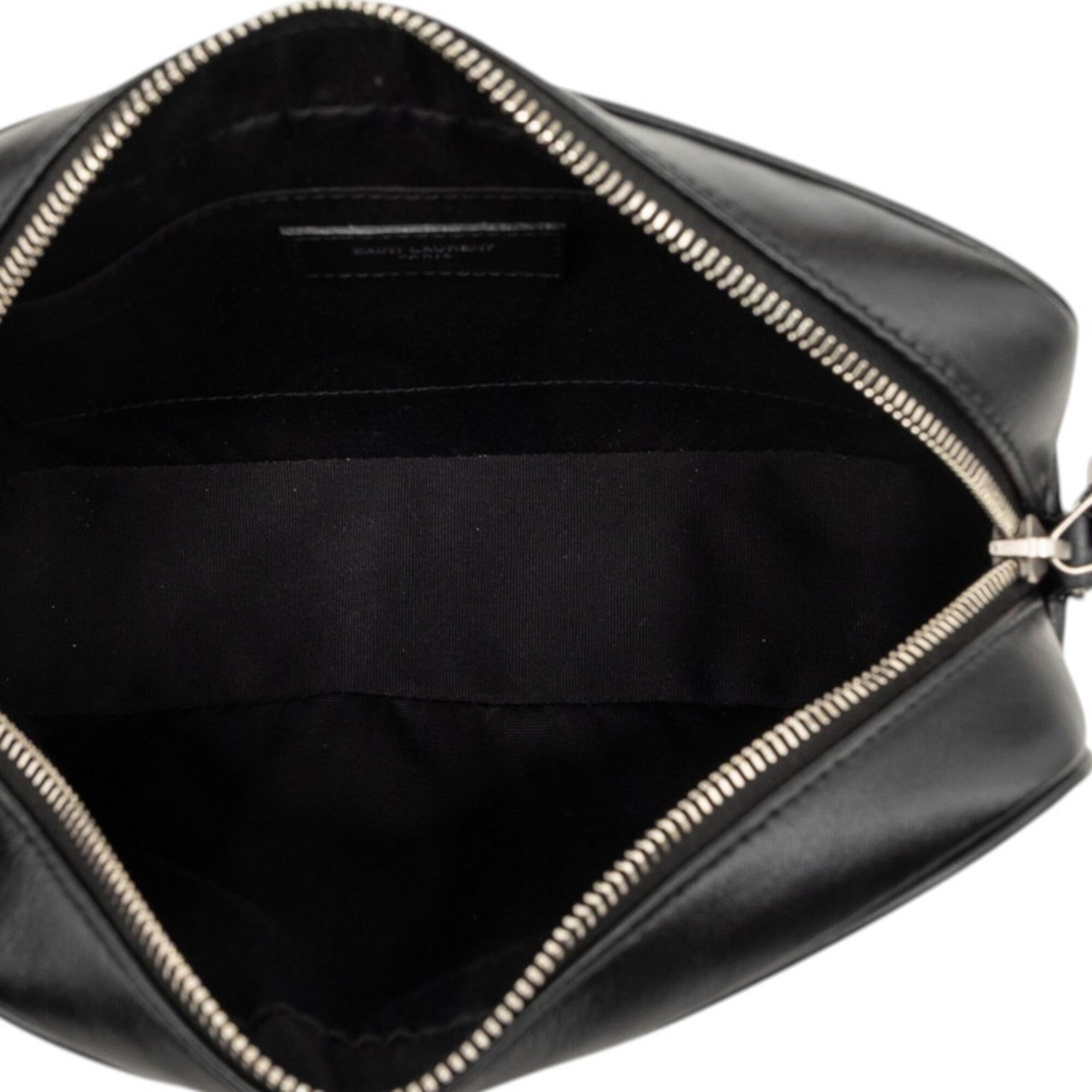 Saint Laurent Black Leather Shoulder Bag (Pre-Owned)