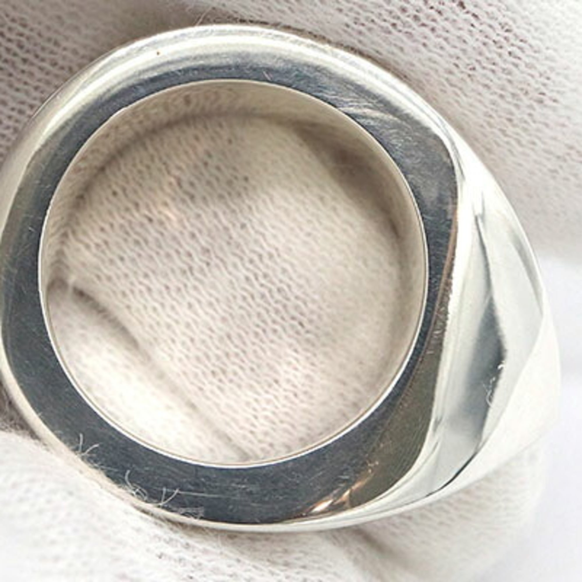 Hermes Medor Sterling Silver 925 Band Ring (Pre-Owned)