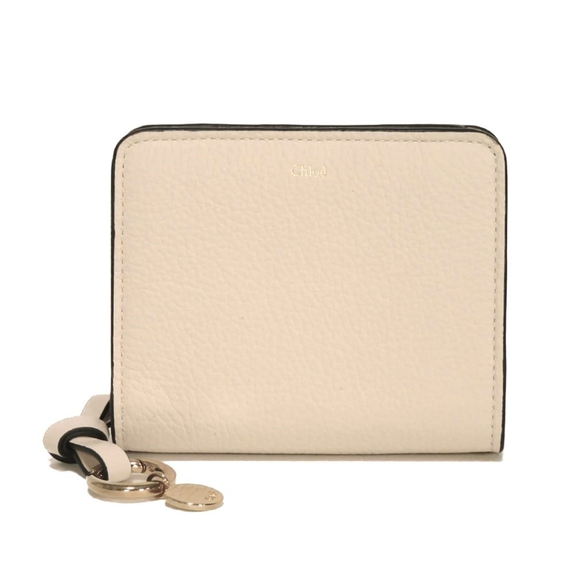 Chloé White Leather Wallet (Bi-Fold) (Pre-Owned)