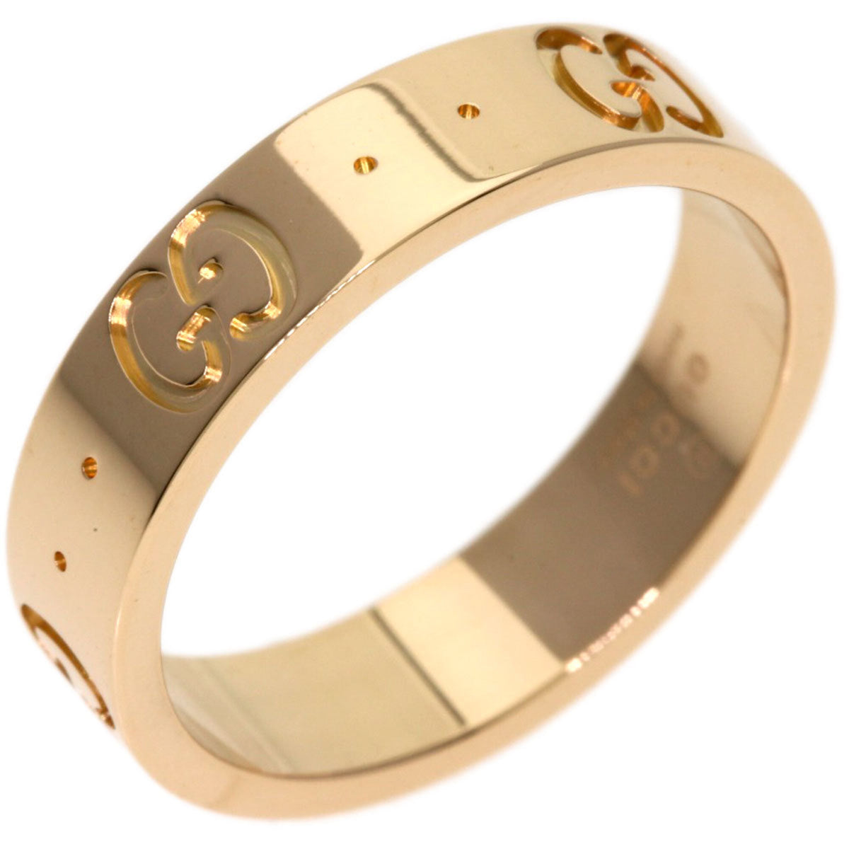 Gucci Pink Gold (18K) Band Ring (Pre-Owned)