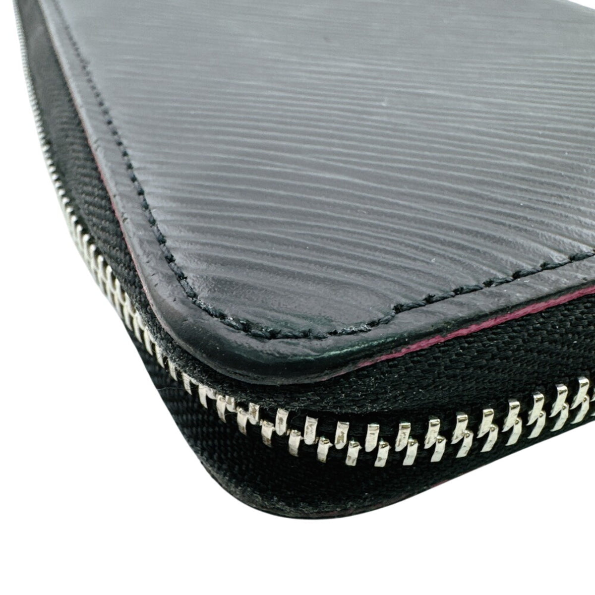 Louis Vuitton Epi Black Pink Epi Leather Long Wallet (Bi-Fold) (Pre-Owned)