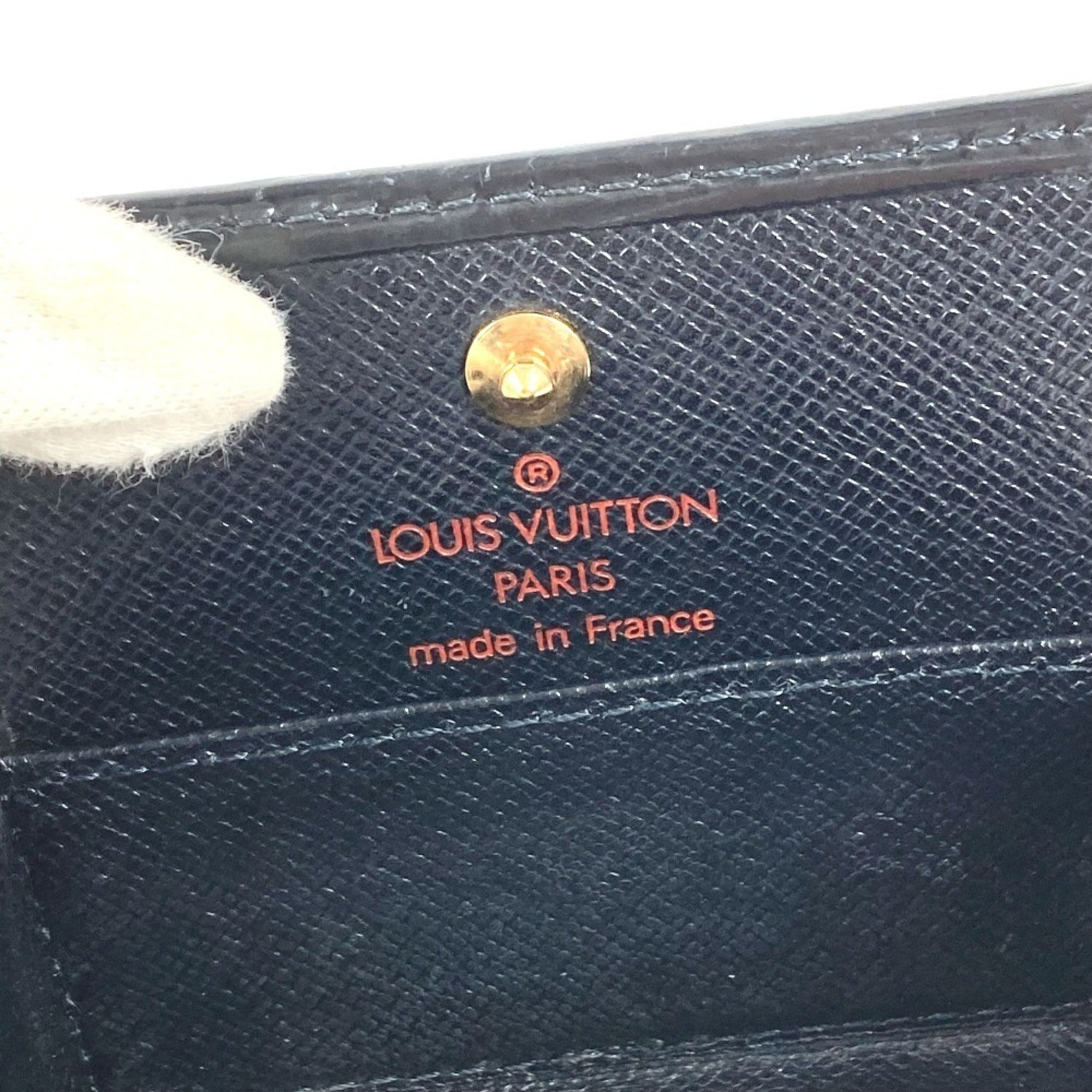 Louis Vuitton Black Noir Epi Leather Coin Purse/Coin Case (Pre-Owned)