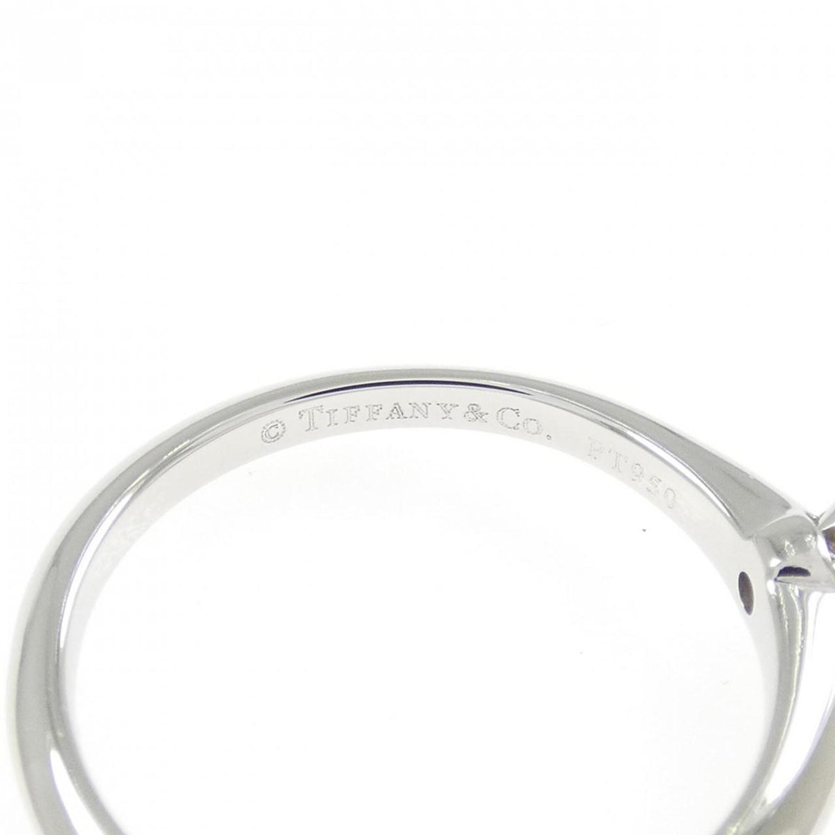Tiffany Platinum 950 Band Ring (Pre-Owned)