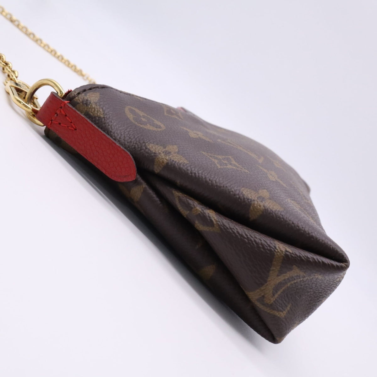 Louis Vuitton Beige Brown Coated Canvas Leather Handbag (Pre-Owned)