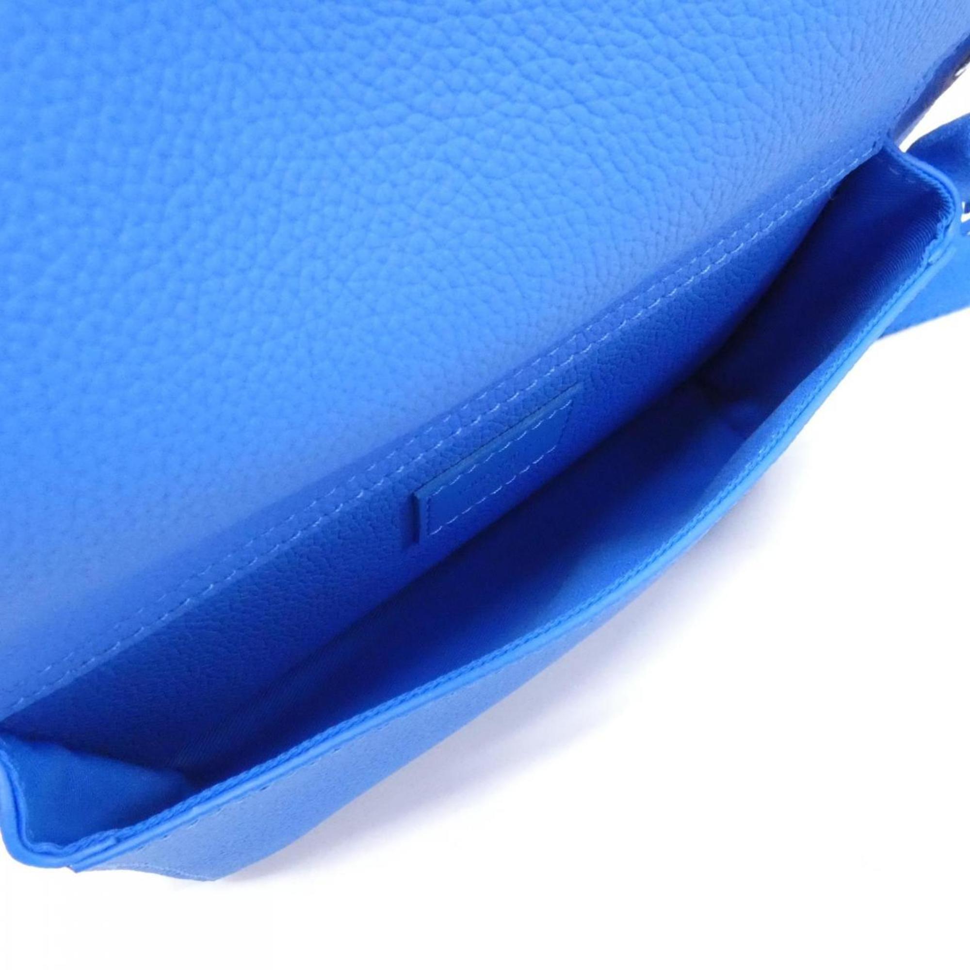 Louis Vuitton Blue Leather Shoulder Bag (Pre-Owned)