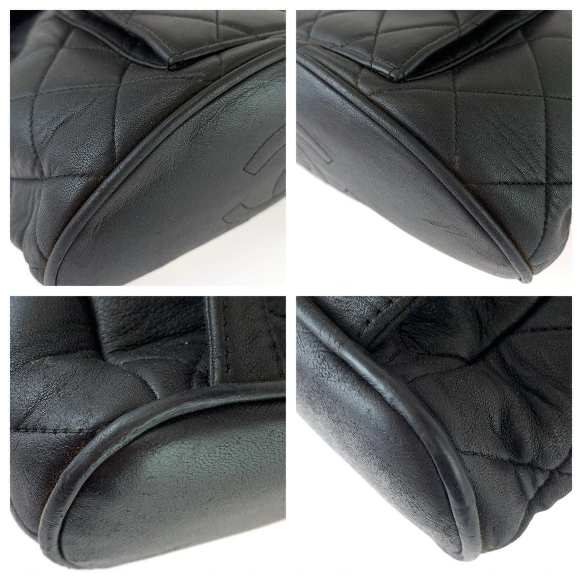 Chanel Black Leather Backpack (Pre-Owned)