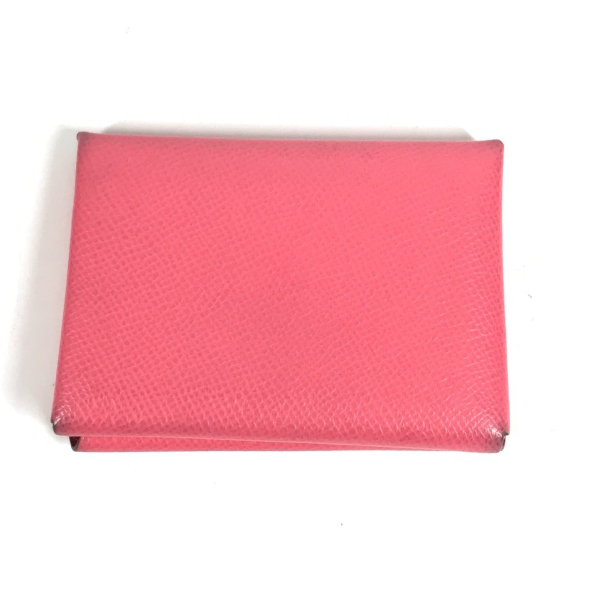 Hermes Pink Rose Azalee Epsom Leather Coin Purse/Coin Case (Pre-Owned)