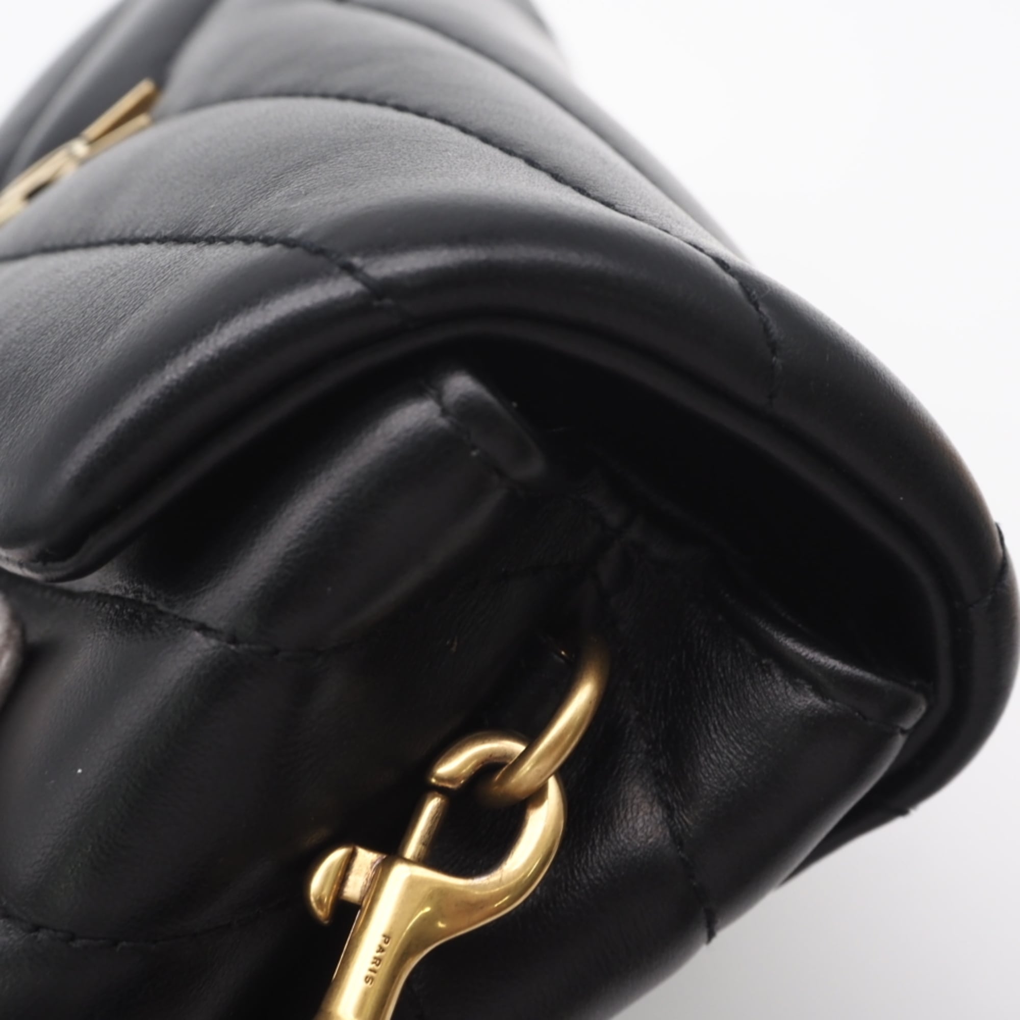 Yves Saint Laurent Black Leather Shoulder Bag (Pre-Owned)