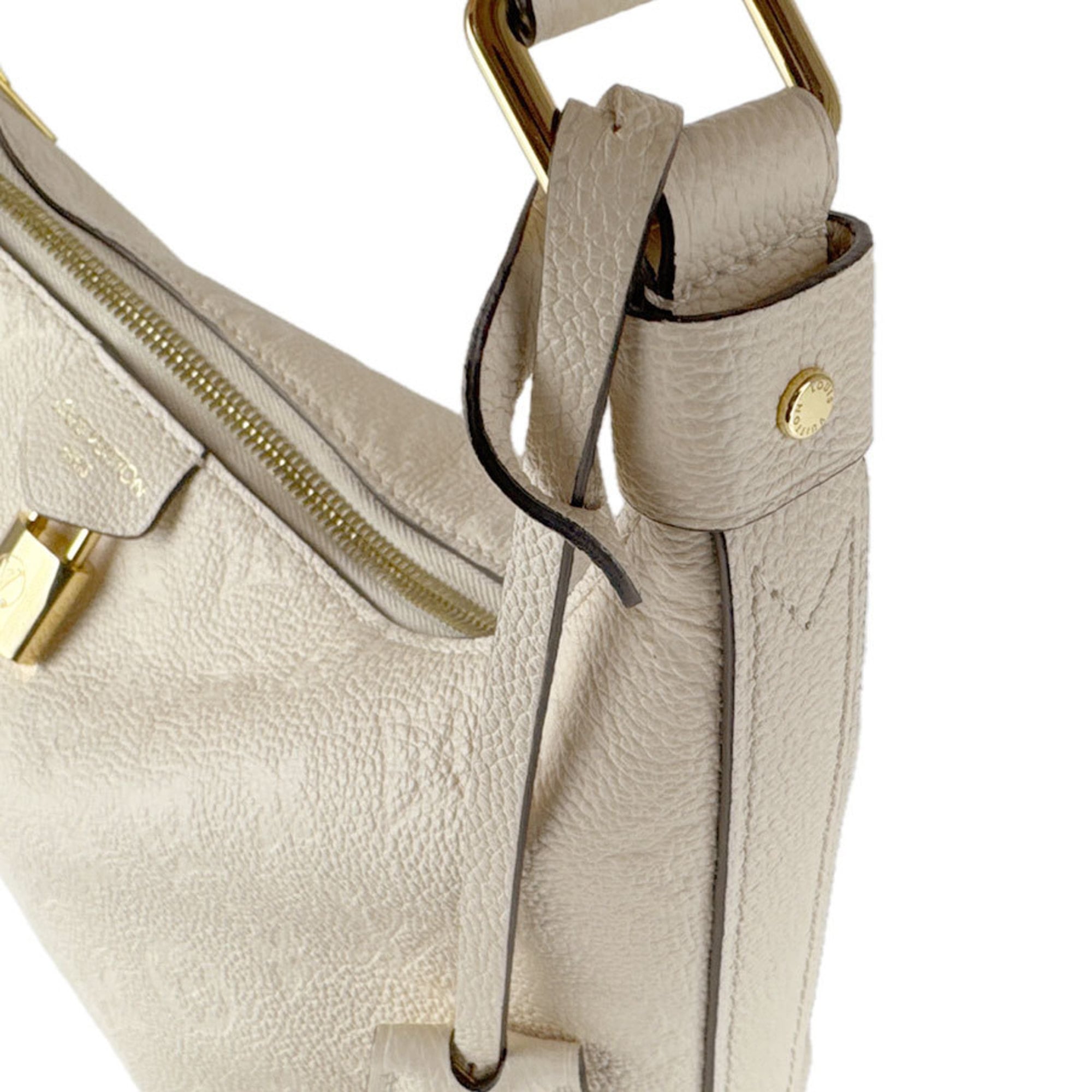 Louis Vuitton Cream Monogram Empreinte Shoulder Bag (Pre-Owned)