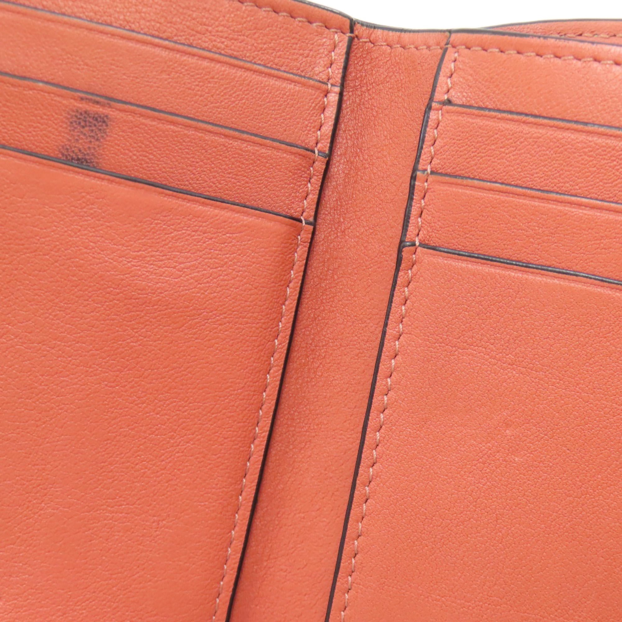 Loewe Beige Leather Wallet (Bi-Fold) (Pre-Owned)
