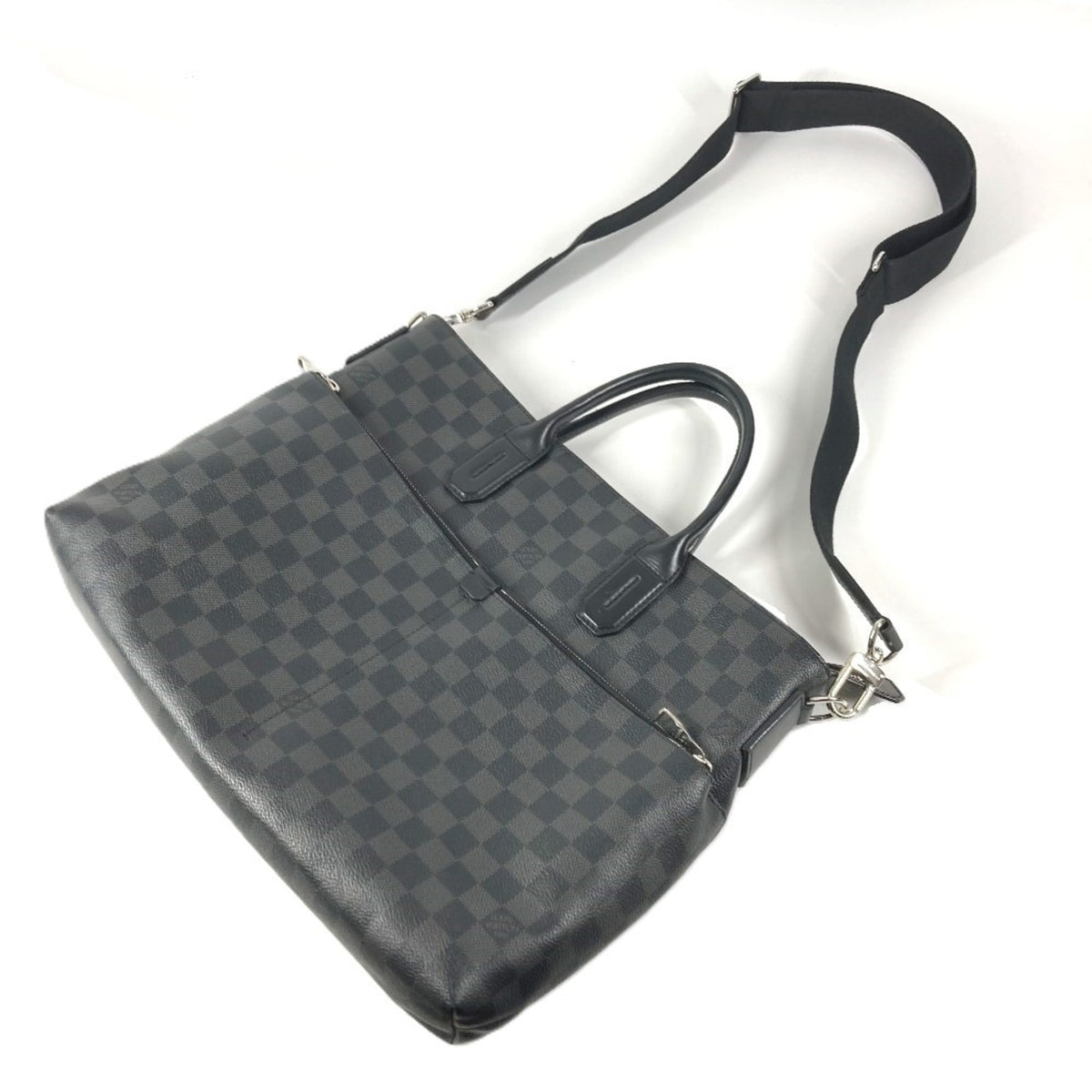 Louis Vuitton Damier Graphite Black Damier Graphite Briefcase Handbag Shoulder Bag Tote Bag (Pre-Owned)