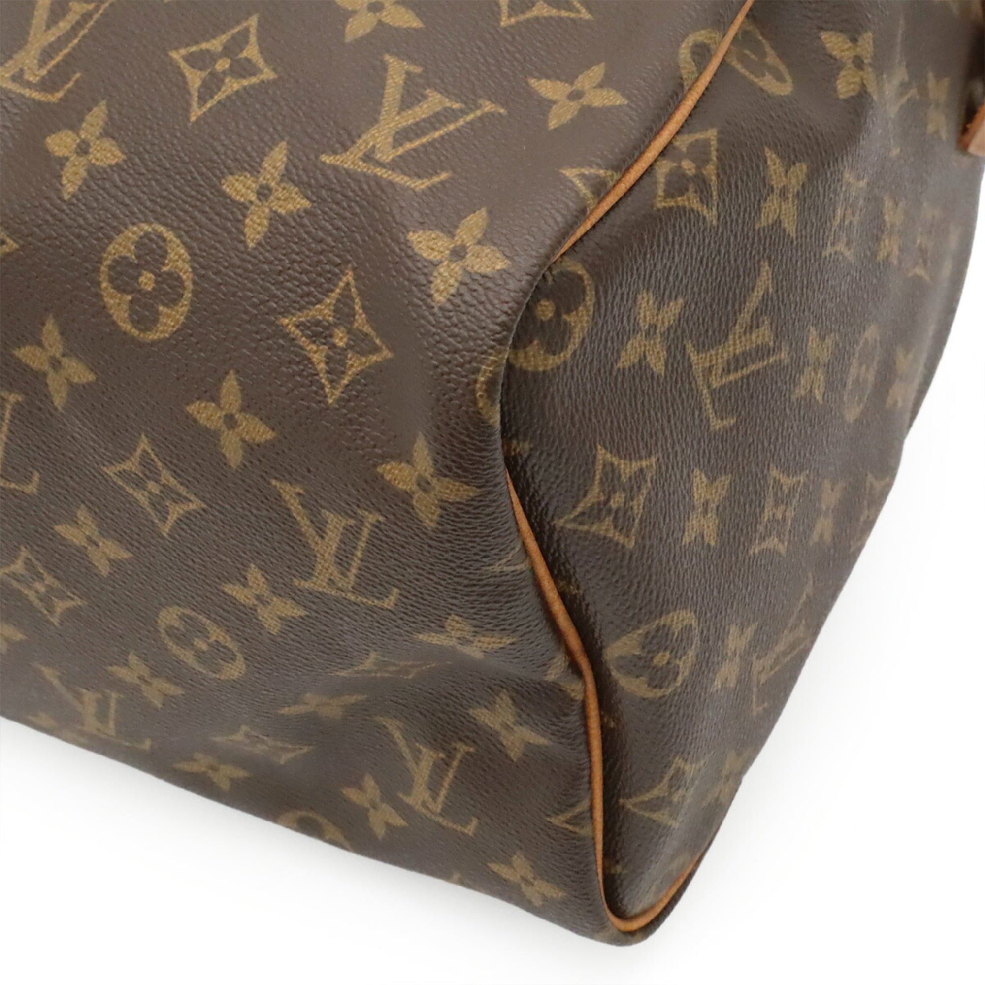 Louis Vuitton Brown Monogram Canvas Pvc Coated Canvas Handbag (Pre-Owned)