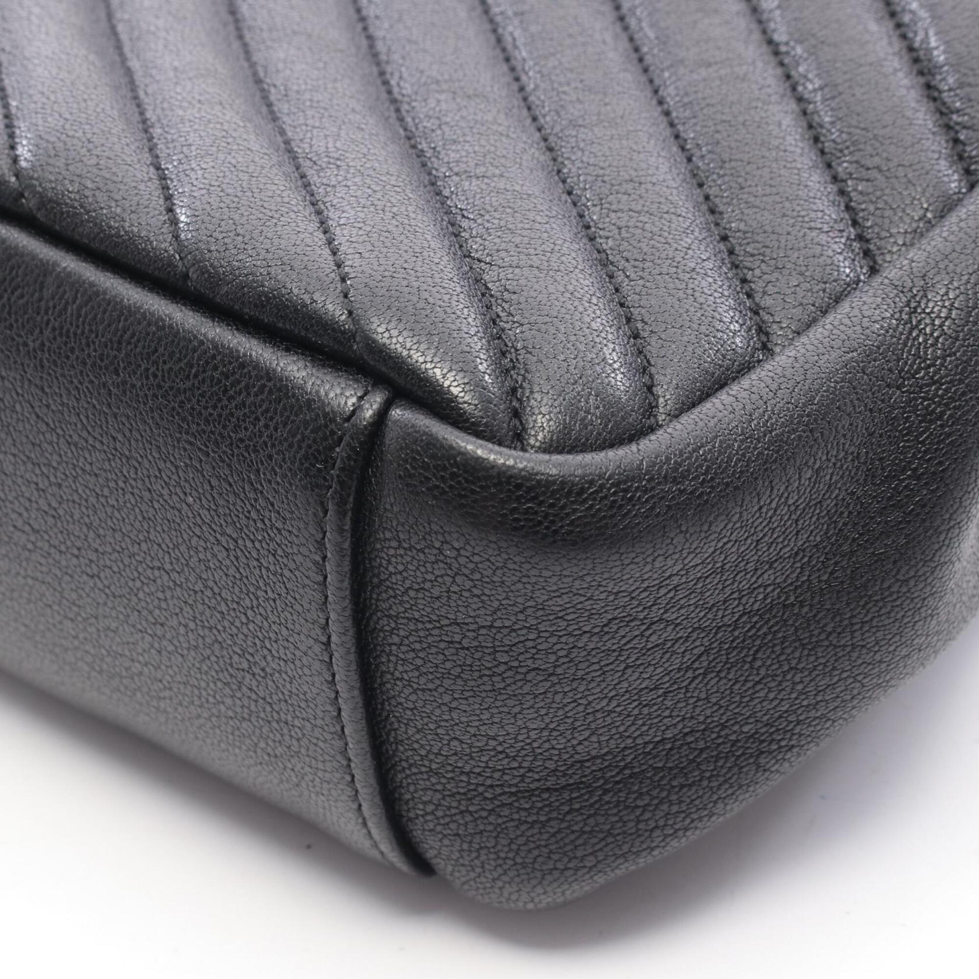 Saint Laurent Black Leather Handbag (Pre-Owned)