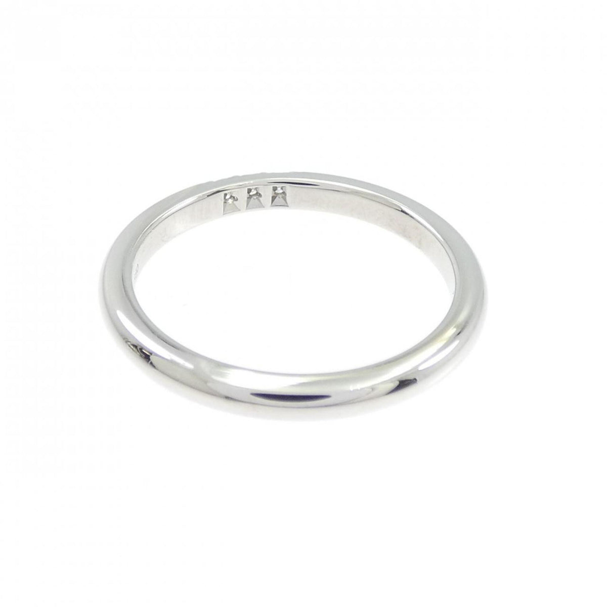 Tiffany Platinum Platinum 950 Band Ring (Pre-Owned)