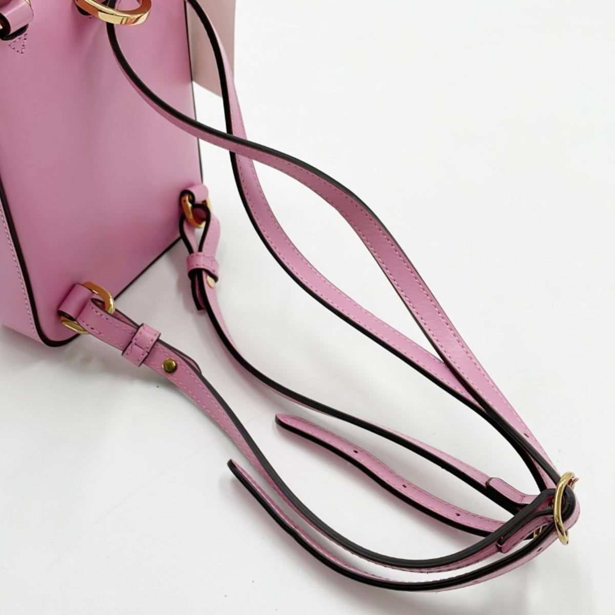 Gucci Pink Leather Handbag Shoulder Bag Tote Bag (Pre-Owned)