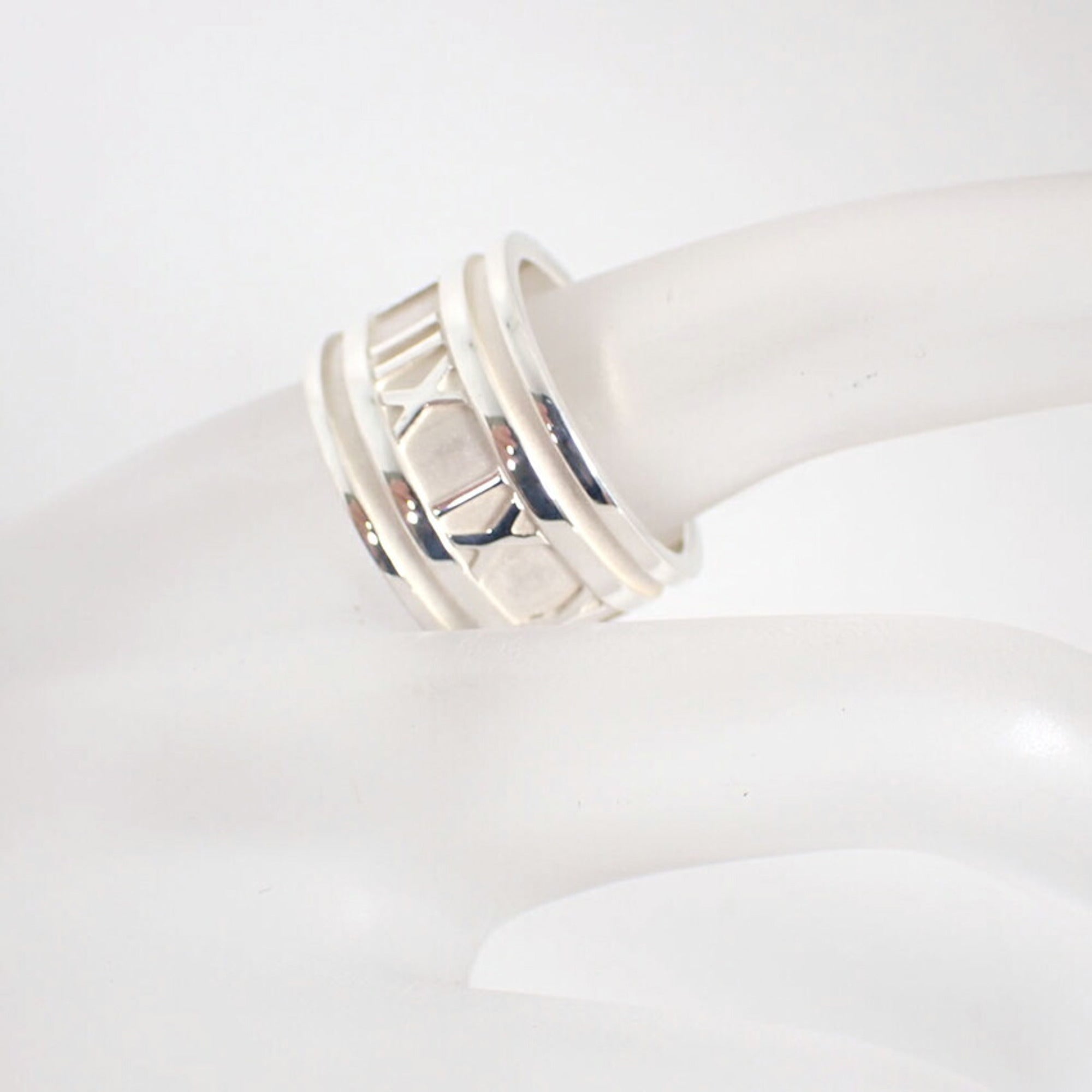Tiffany Sterling Silver 925 Band Ring (Pre-Owned)