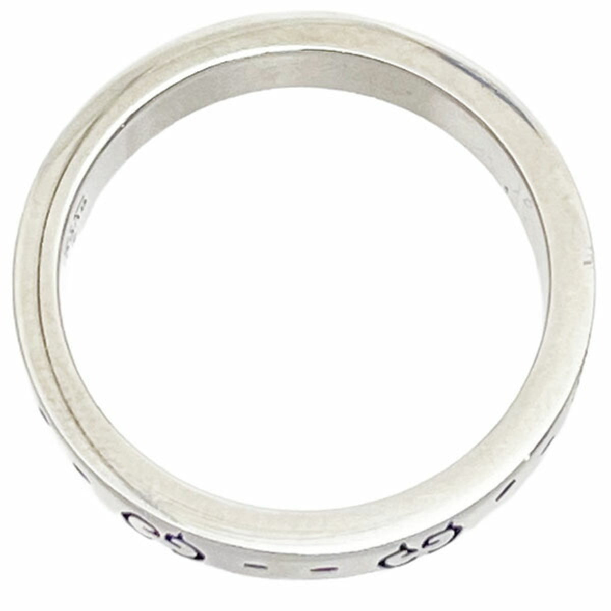 Gucci Silver Sterling Silver 925 Band Ring (Pre-Owned)