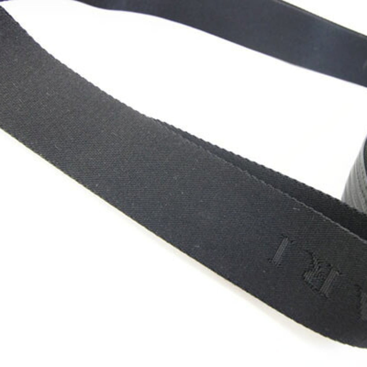 Bvlgari Millerighe Black Coated Canvas Leather Shoulder Bag (Pre-Owned)