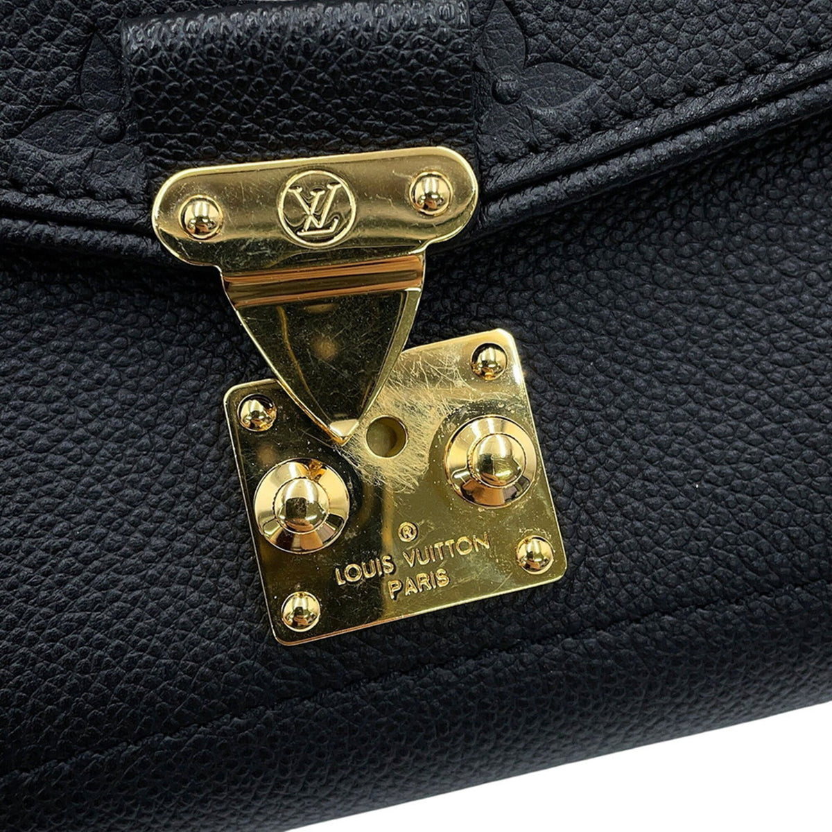 Louis Vuitton Black Monogram Noir Monogram Empreinte Handbag Shoulder Bag (Pre-Owned)