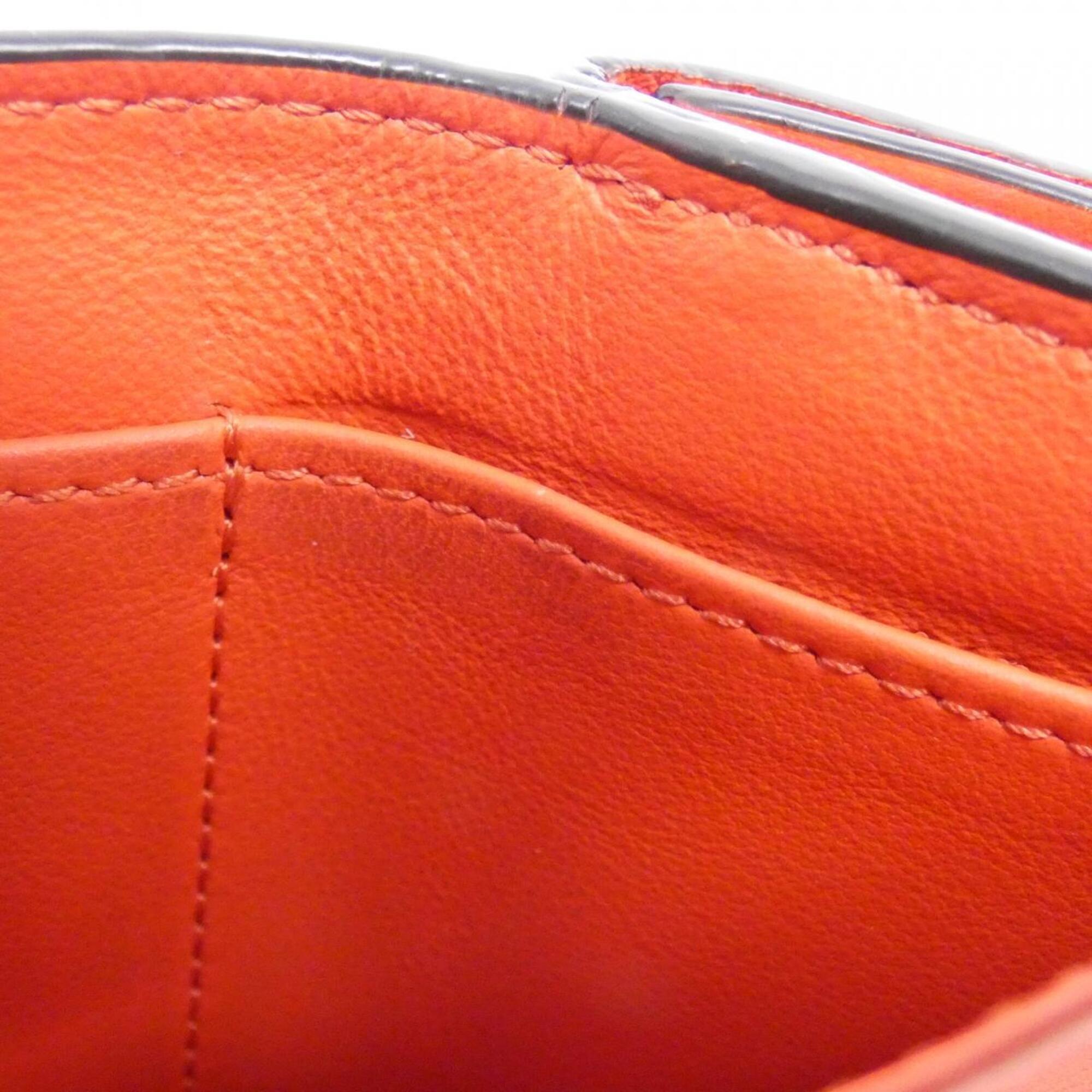 Fendi Red Color Leather Wallet (Tri-Fold) (Pre-Owned)