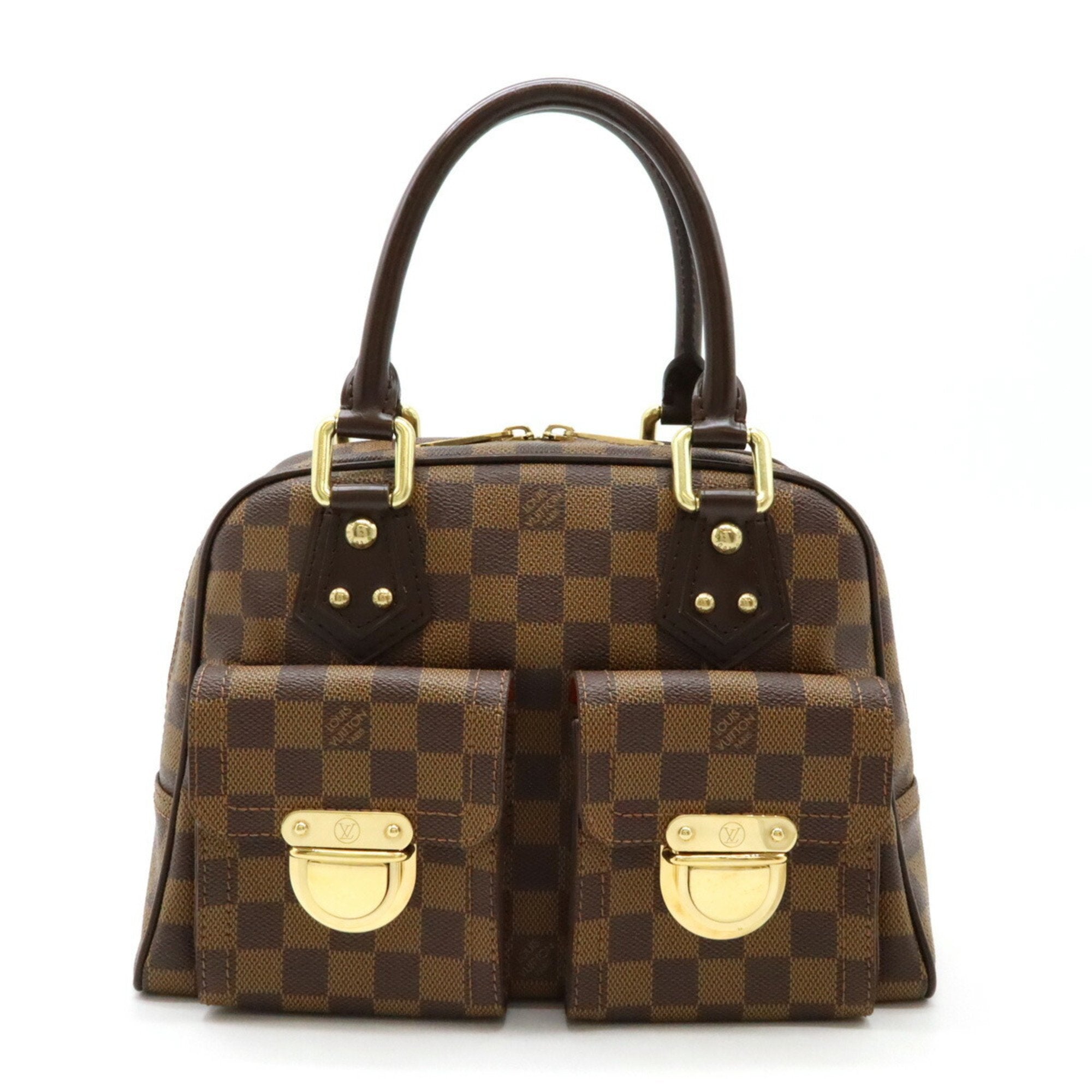 Louis Vuitton Brown Damier Canvas Pvc Handbag (Pre-Owned)
